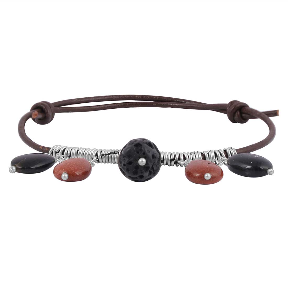 lava-sunstone-black-spinel-beaded-bracelet-bdd-11-177