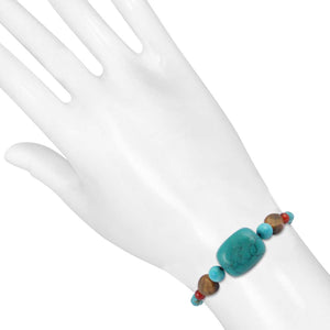 turquoise-tibetan-turquoise-carnelian-tiger-eye-beaded-bracelet-bdd-11-179