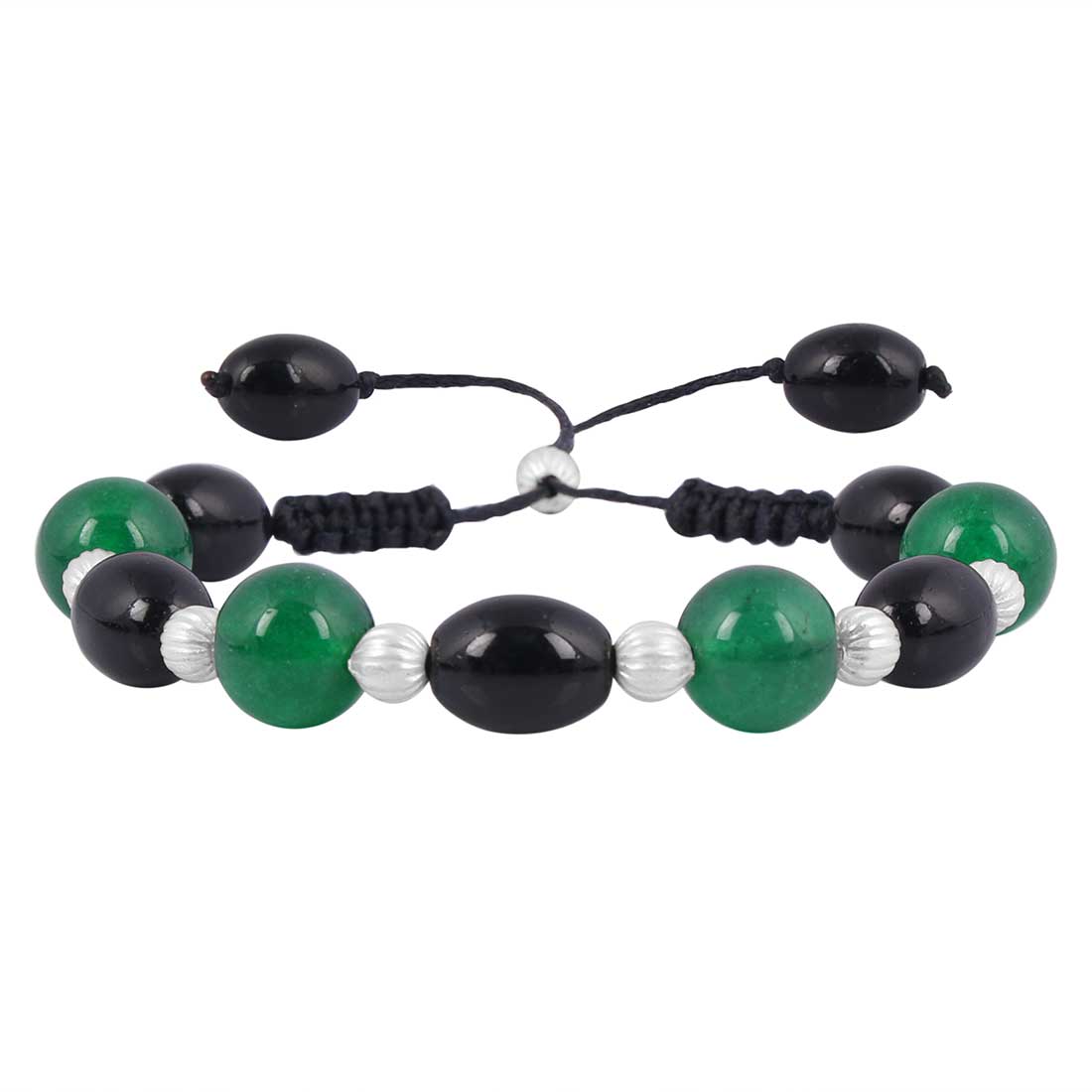 green-chalcedony-black-spinel-beaded-bracelet-bdd-11-195