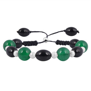 green-chalcedony-black-spinel-beaded-bracelet-bdd-11-195
