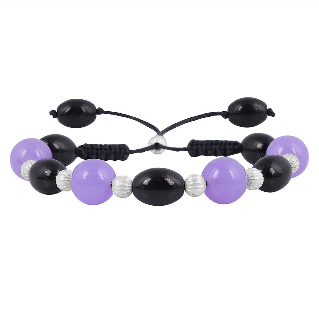 chalcedony-black-spinel-beaded-bracelet-bdd-11-199