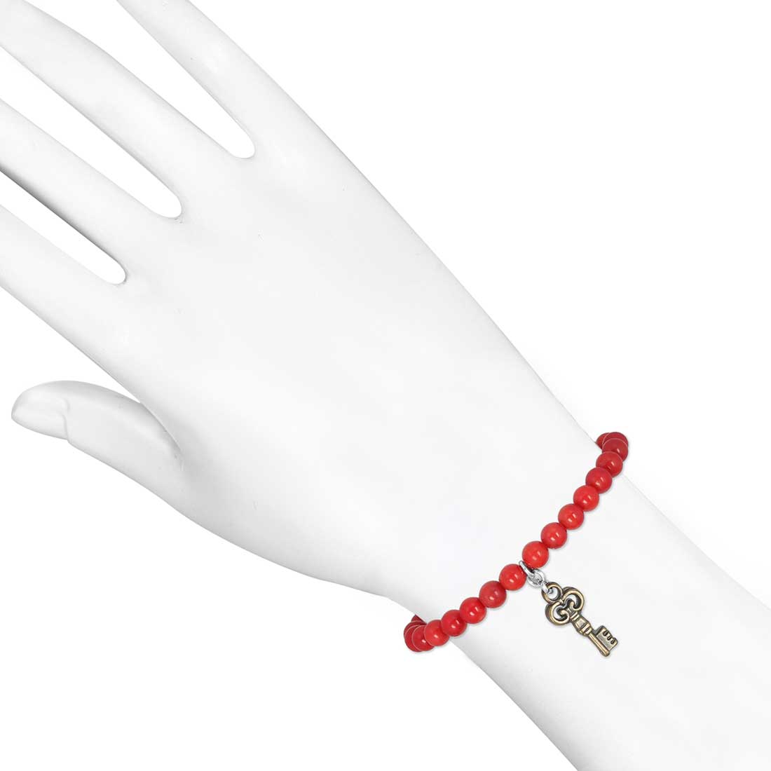 key-charm-red-coral-beaded-bracelet-bdd-11-207