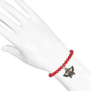 butterfly-charm-red-coral-beaded-bracelet-bdd-11-212