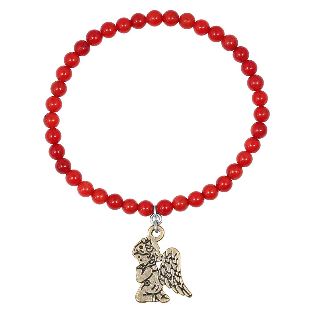 antique-guardian-angel-charm-red-coral-beaded-bracelet-bdd-11-216