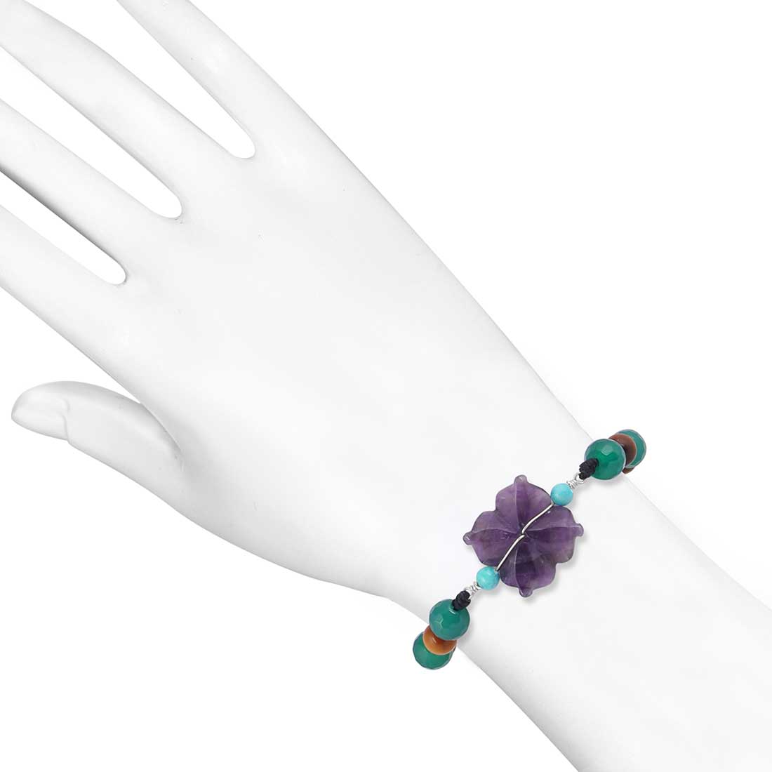 amethyst-green-onyx-turquoise-tiger-eye-beaded-bracelet-bdd-11-305