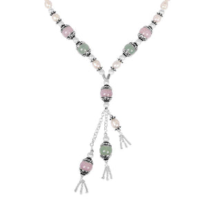 pearl-pink-jade-green-aventurine-beaded-necklaces-bdd-12-1605