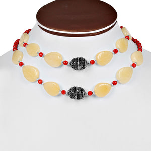 yellow-aragonite-red-jasper-beaded-necklace-bdd-12-1620