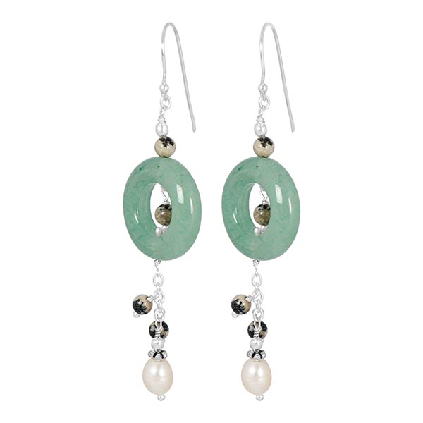 green-aventurine-beaded-earring