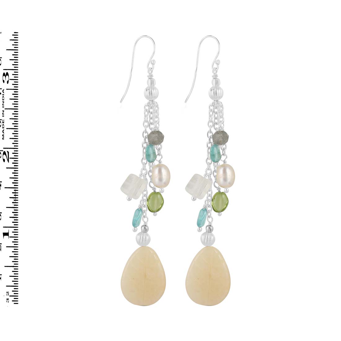 yellow-aragonite-beaded-earring-bdd-3-142