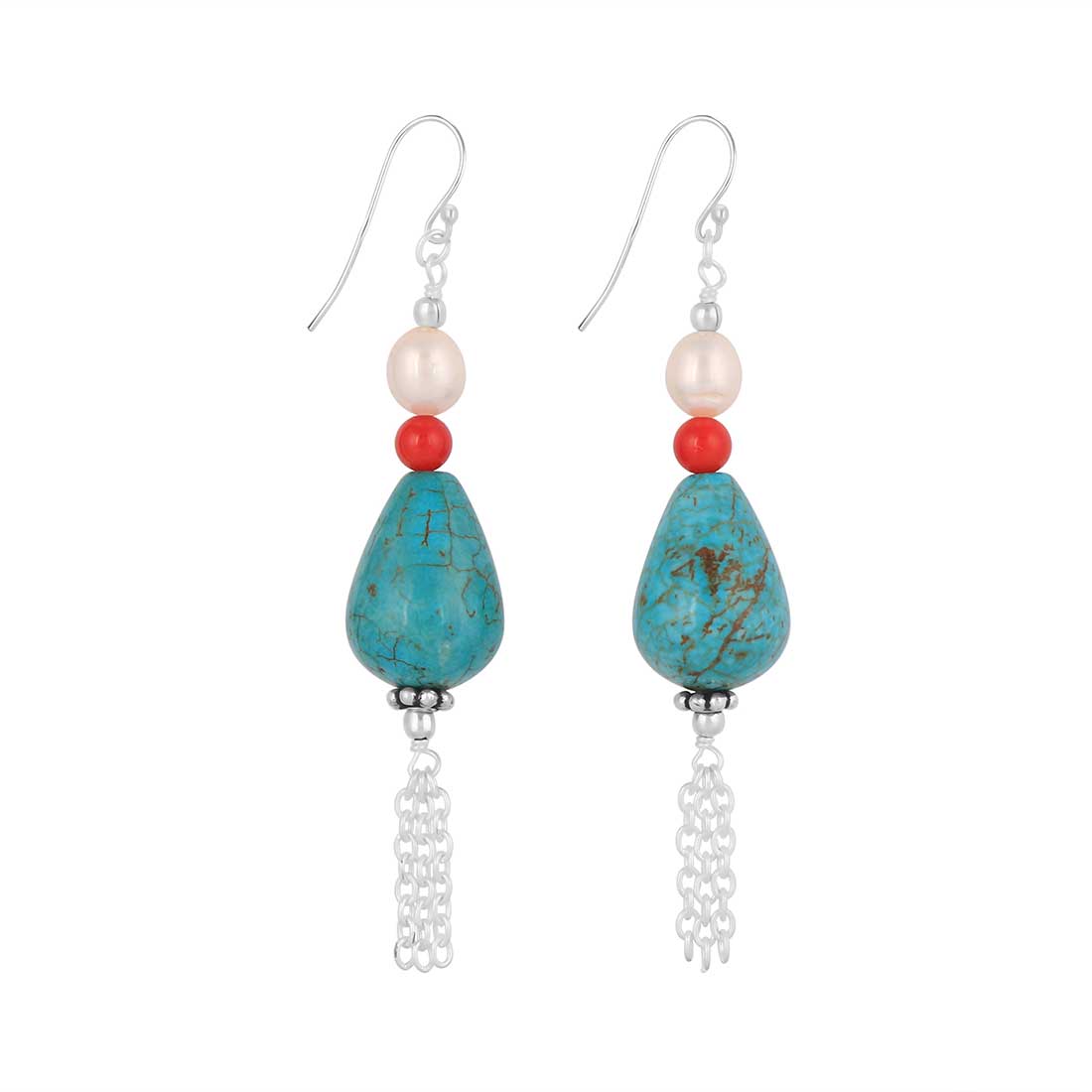turquoise-pearl-red-coral-beaded-earring-bdd-3-178