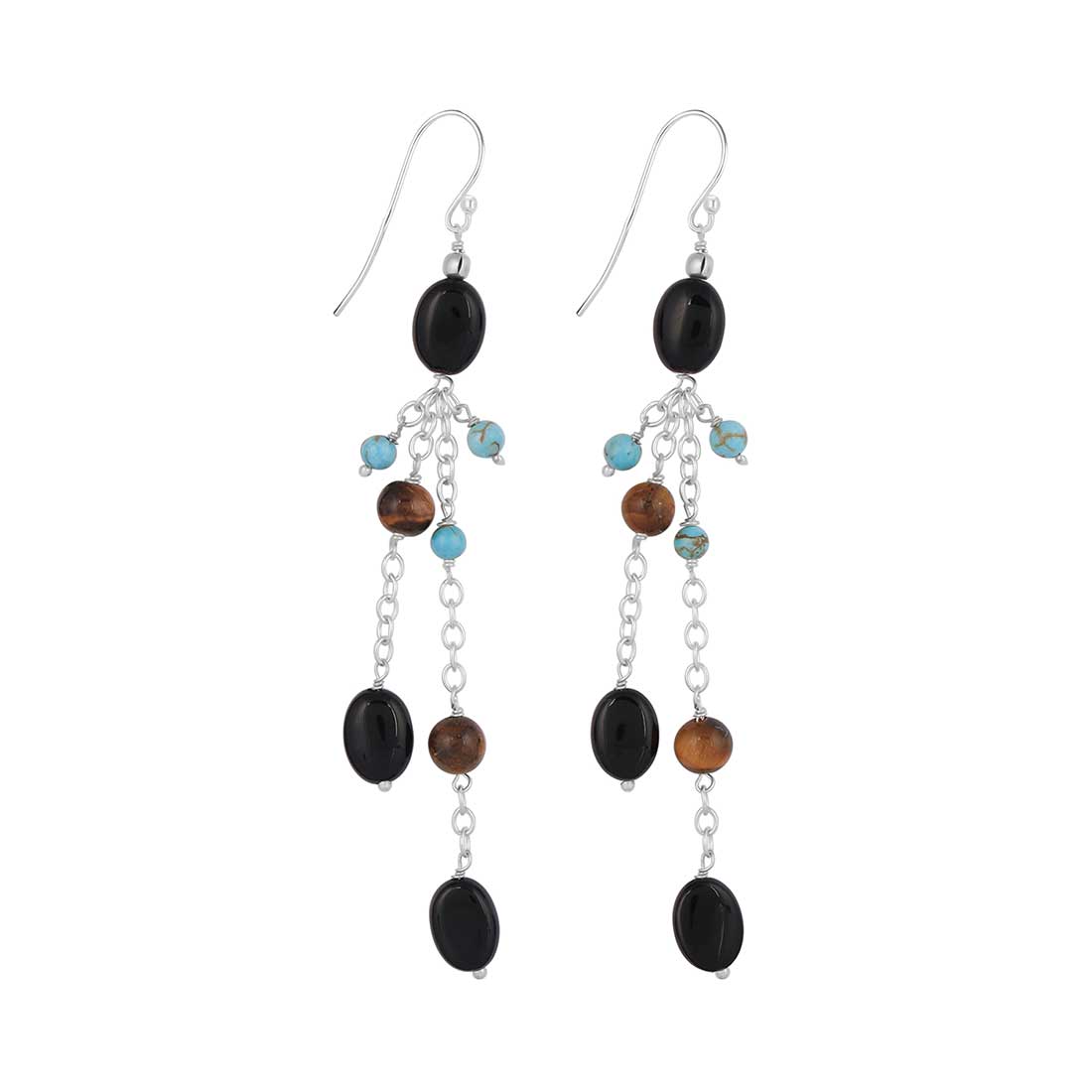 black-spinel-turquoise-tiger-eye-beaded-earring-bdd-3-182