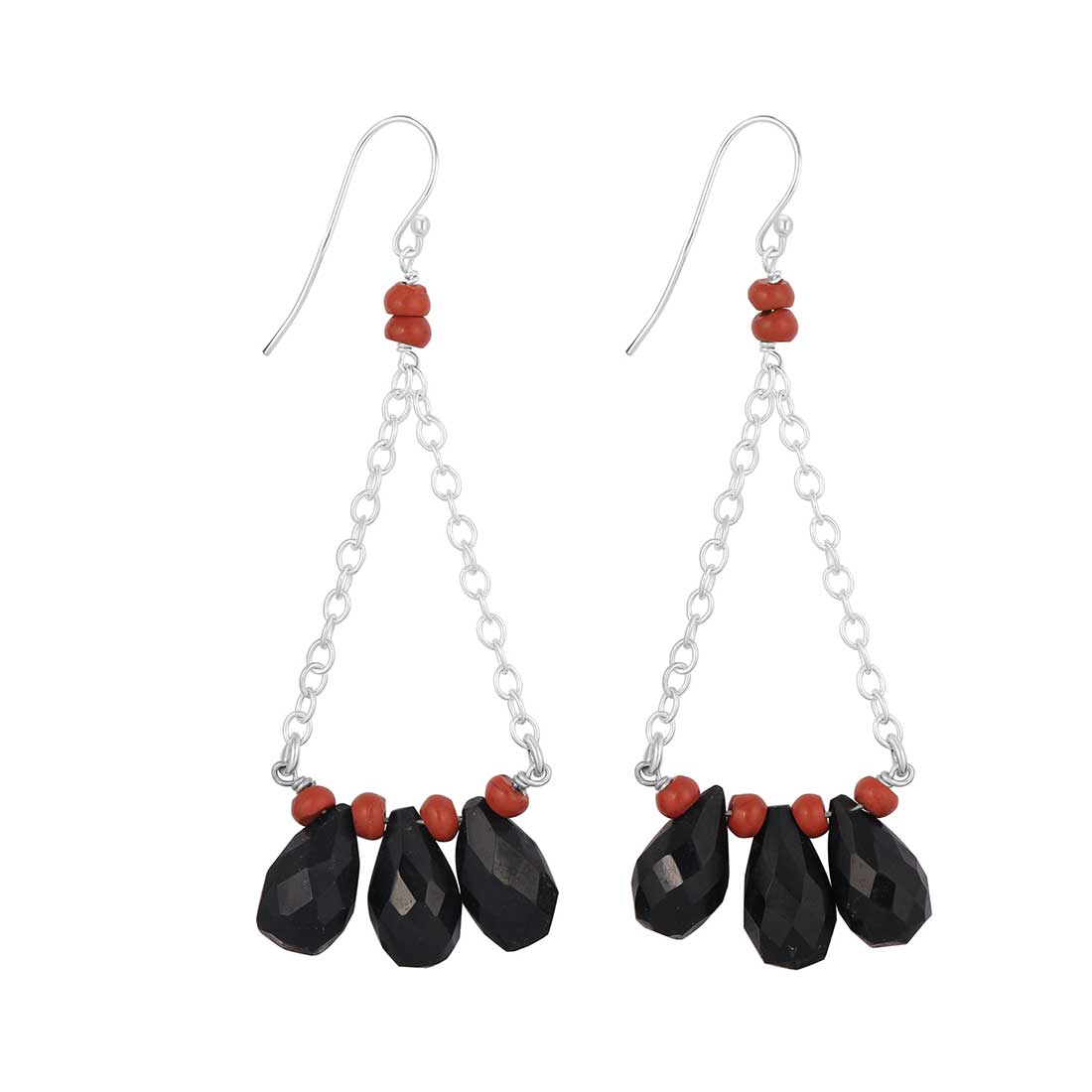 black-onyx-red-coral-beaded-earring-bdd-3-186