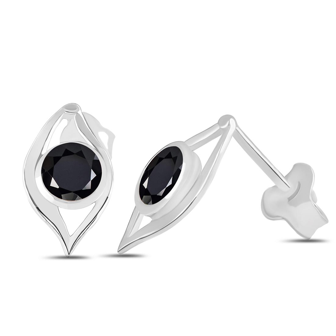 black-tourmaline-stud-earring-bls-rde-21