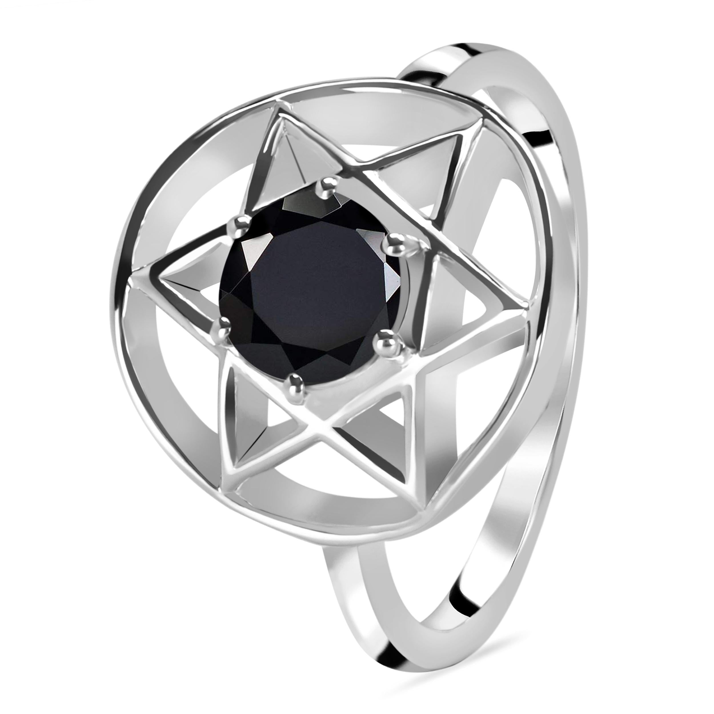 black-tourmaline-pentacle-ring-bls-rdr-2137