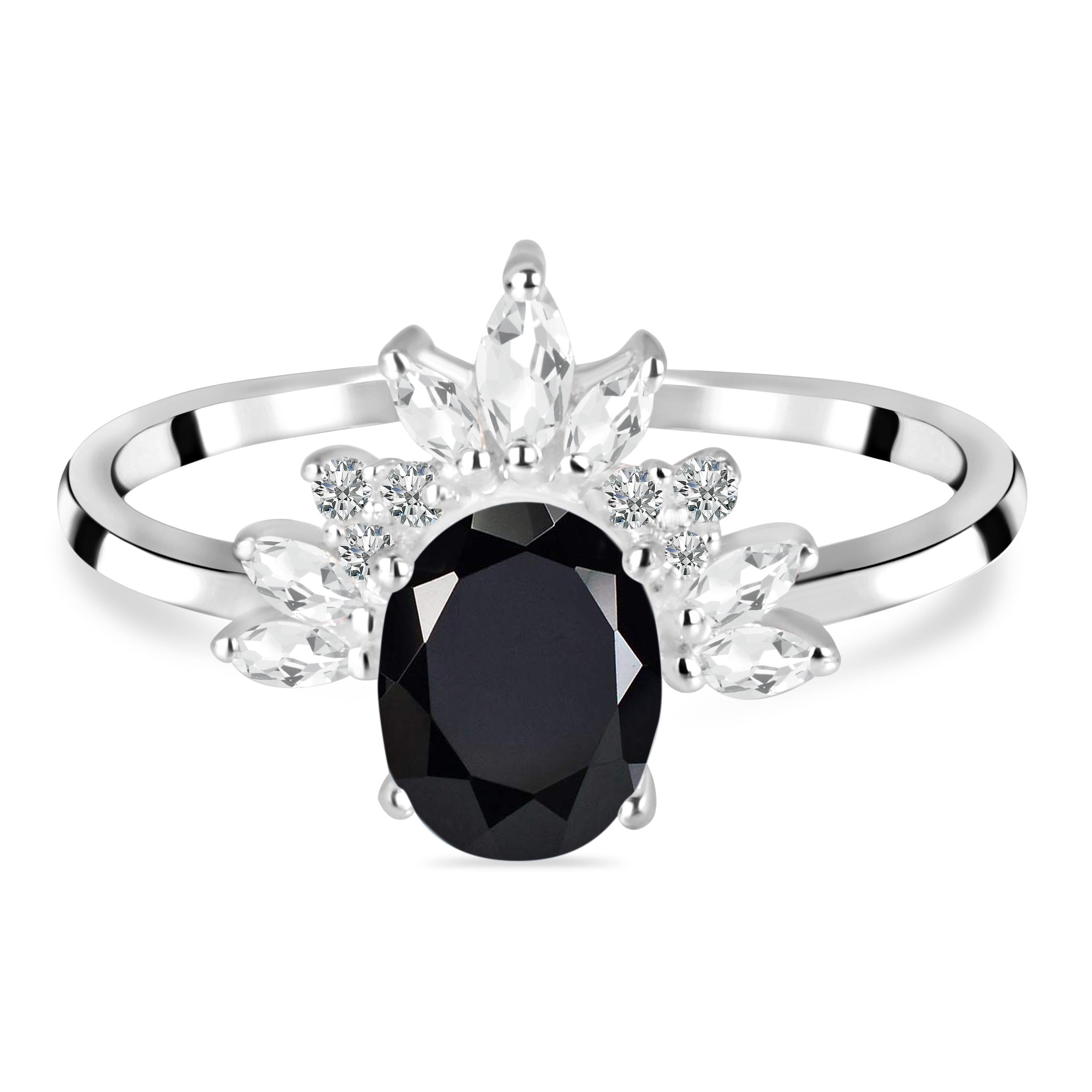 black-tourmaline-white-topaz-ring-bls-rr-405
