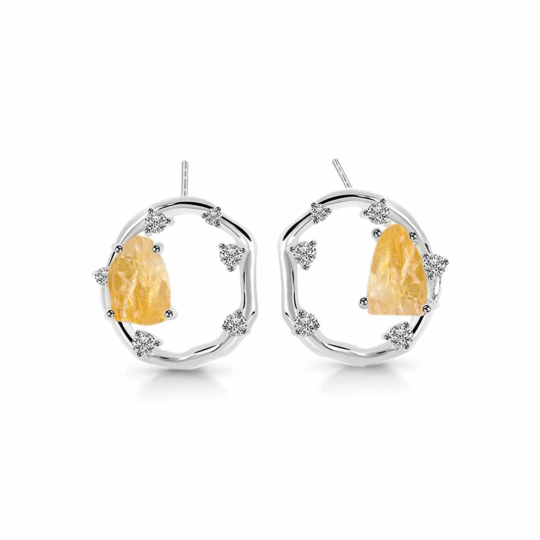 citrine-raw-crystal-white-topaz-stud-earring-cit-rde-1461