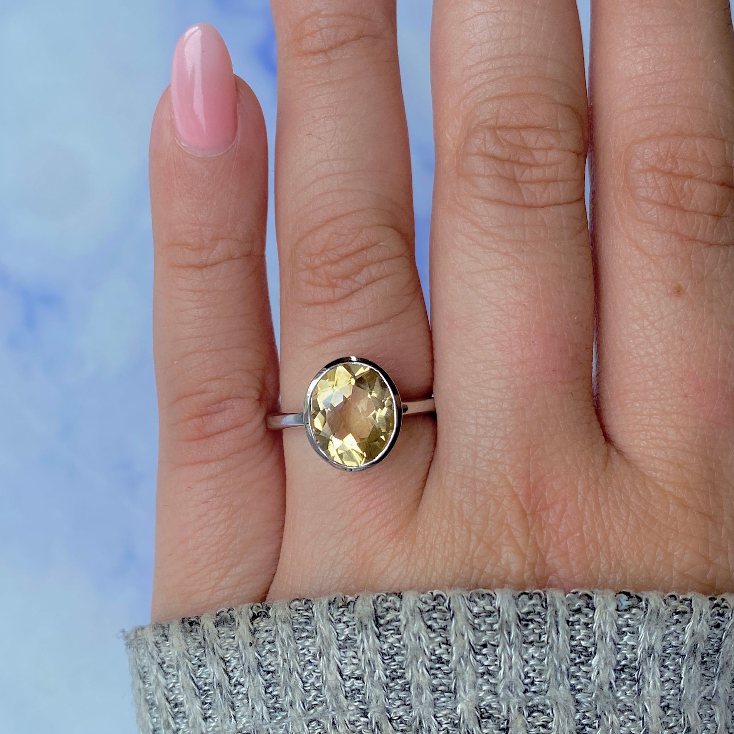 Citrine Ring-(CIT-RDR-2368.)