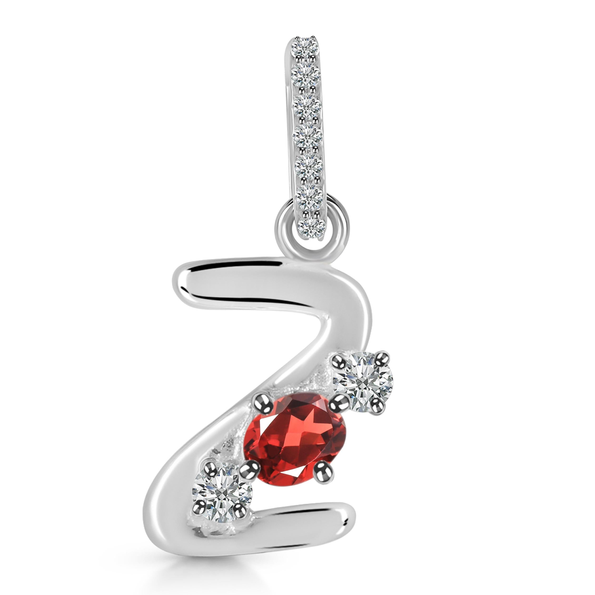 garnet-white-topaz-alphabet-z-pendant-gar-rda-104