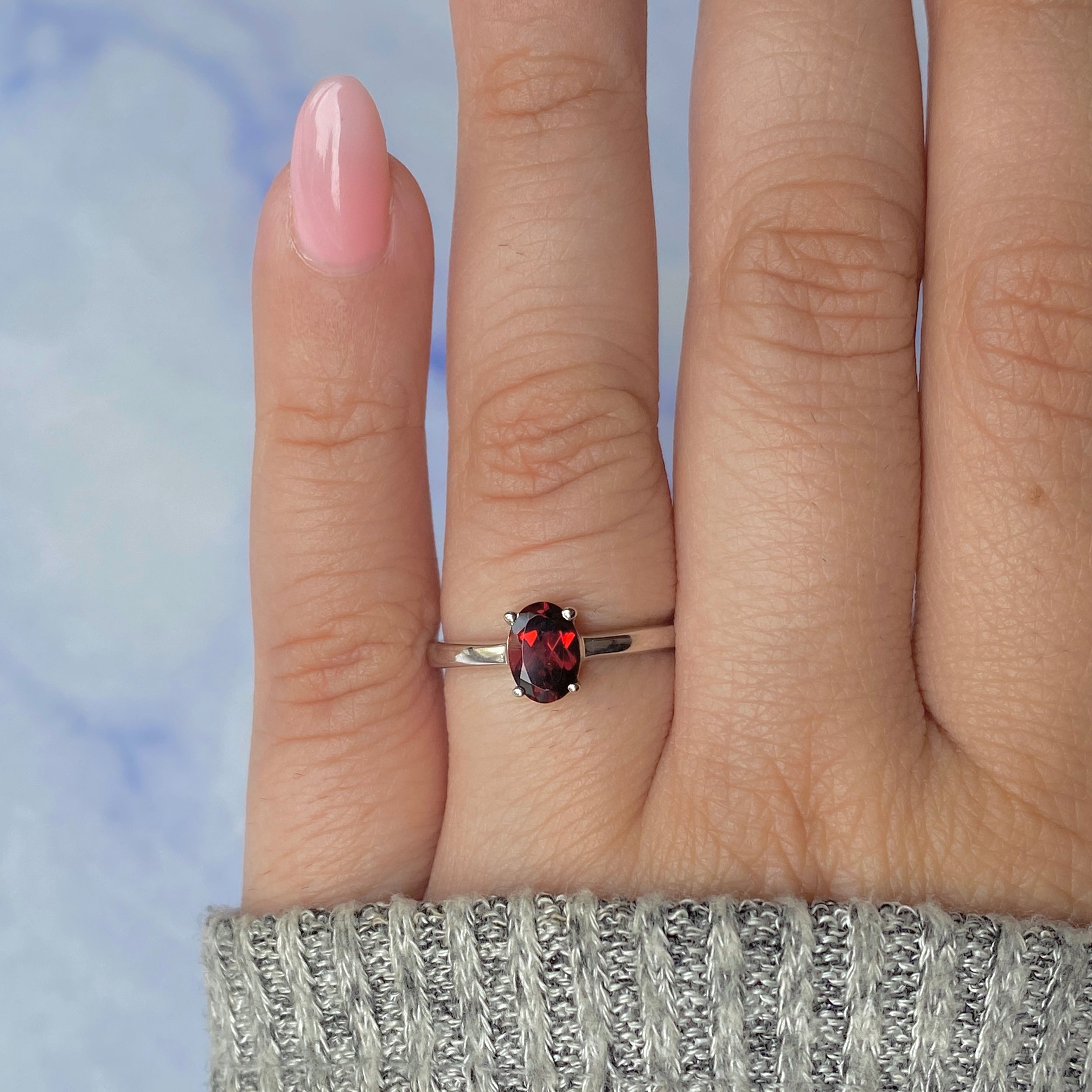 Garnet Ring-(GAR-RDR-242.)