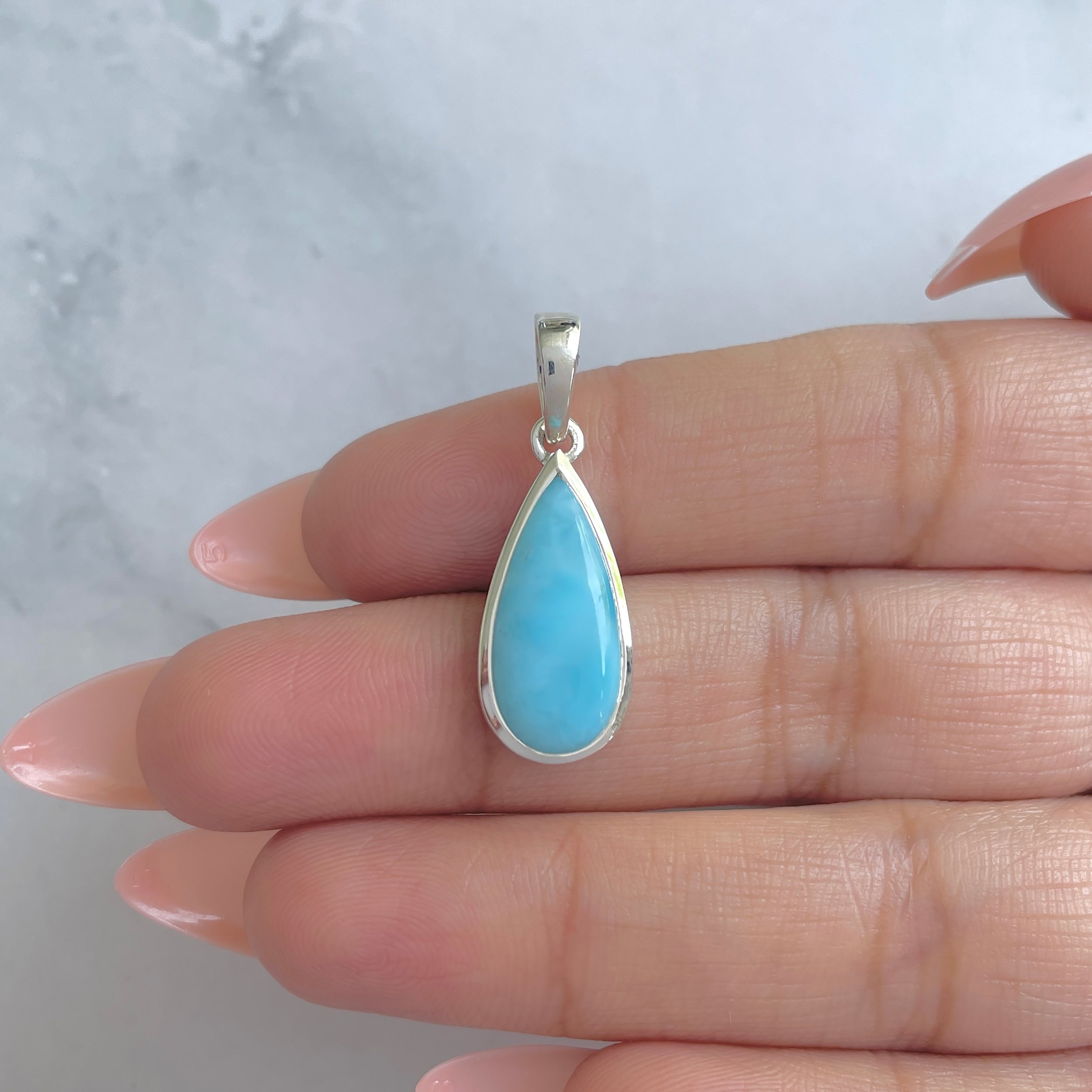 Larimar Pendant-(LAR-RDP-706.)