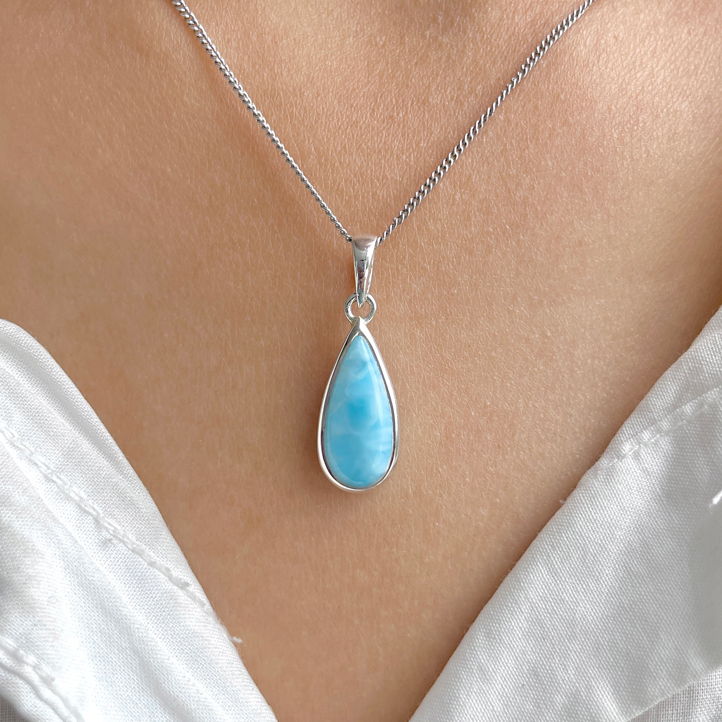 Larimar Pendant-(LAR-RDP-707.)