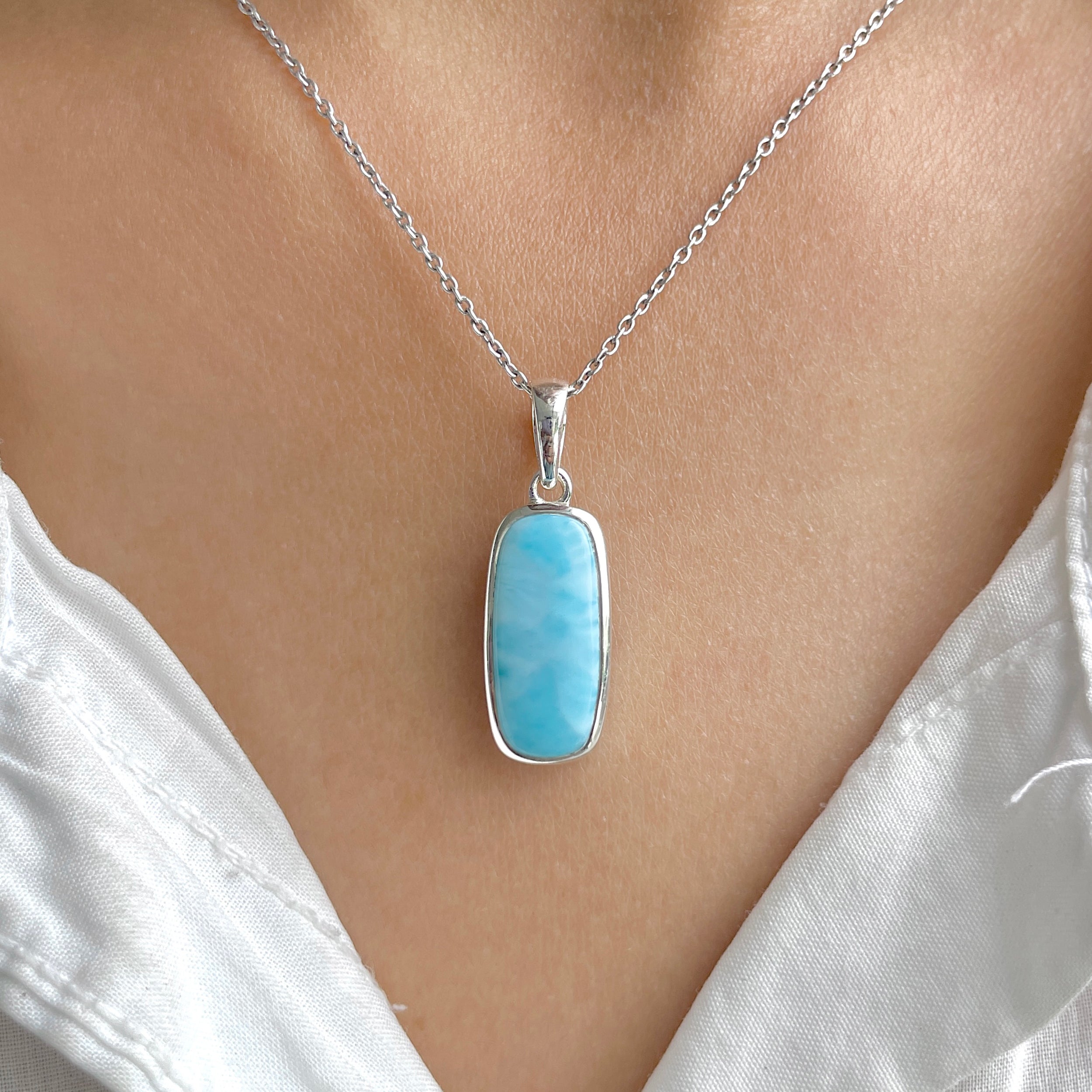 Larimar Pendant-(LAR-RDP-711.)