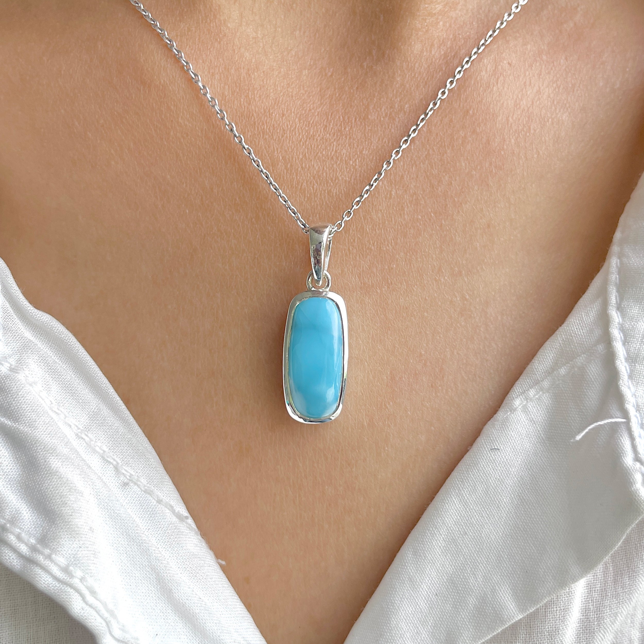 Larimar Pendant-(LAR-RDP-713.)