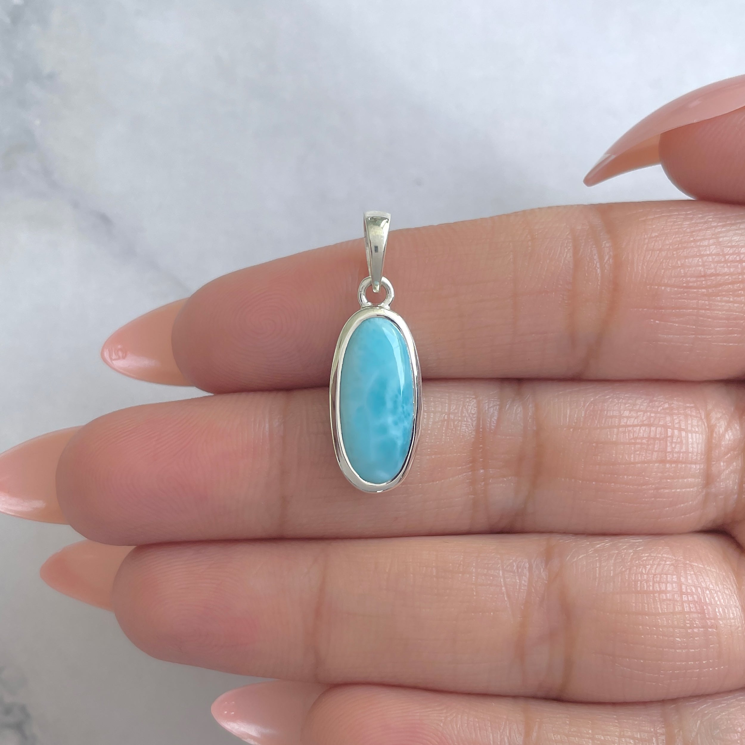 Larimar Pendant-(LAR-RDP-717.)