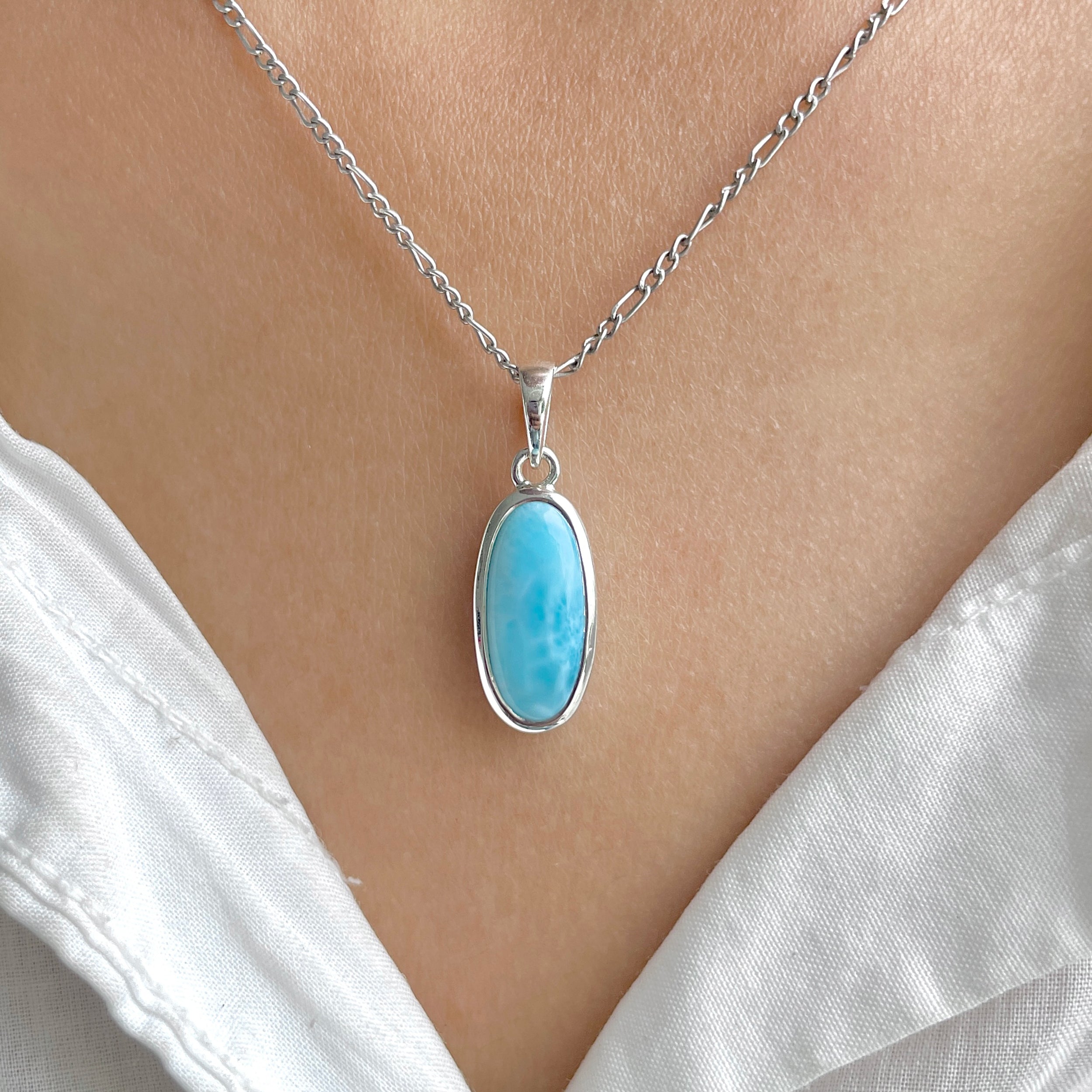 Larimar Pendant-(LAR-RDP-717.)