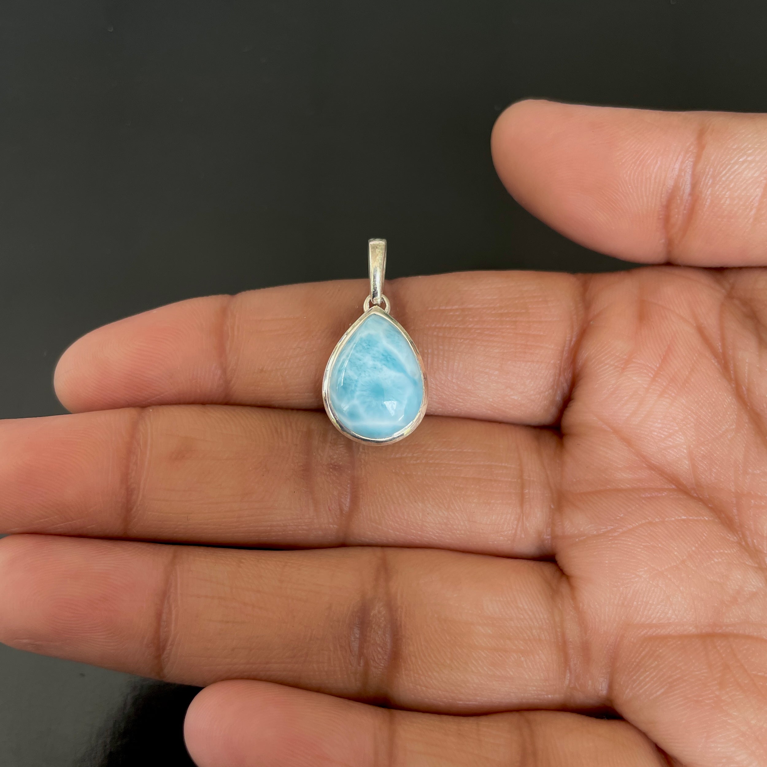 Larimar Pendant-(LAR-RDP-474.)