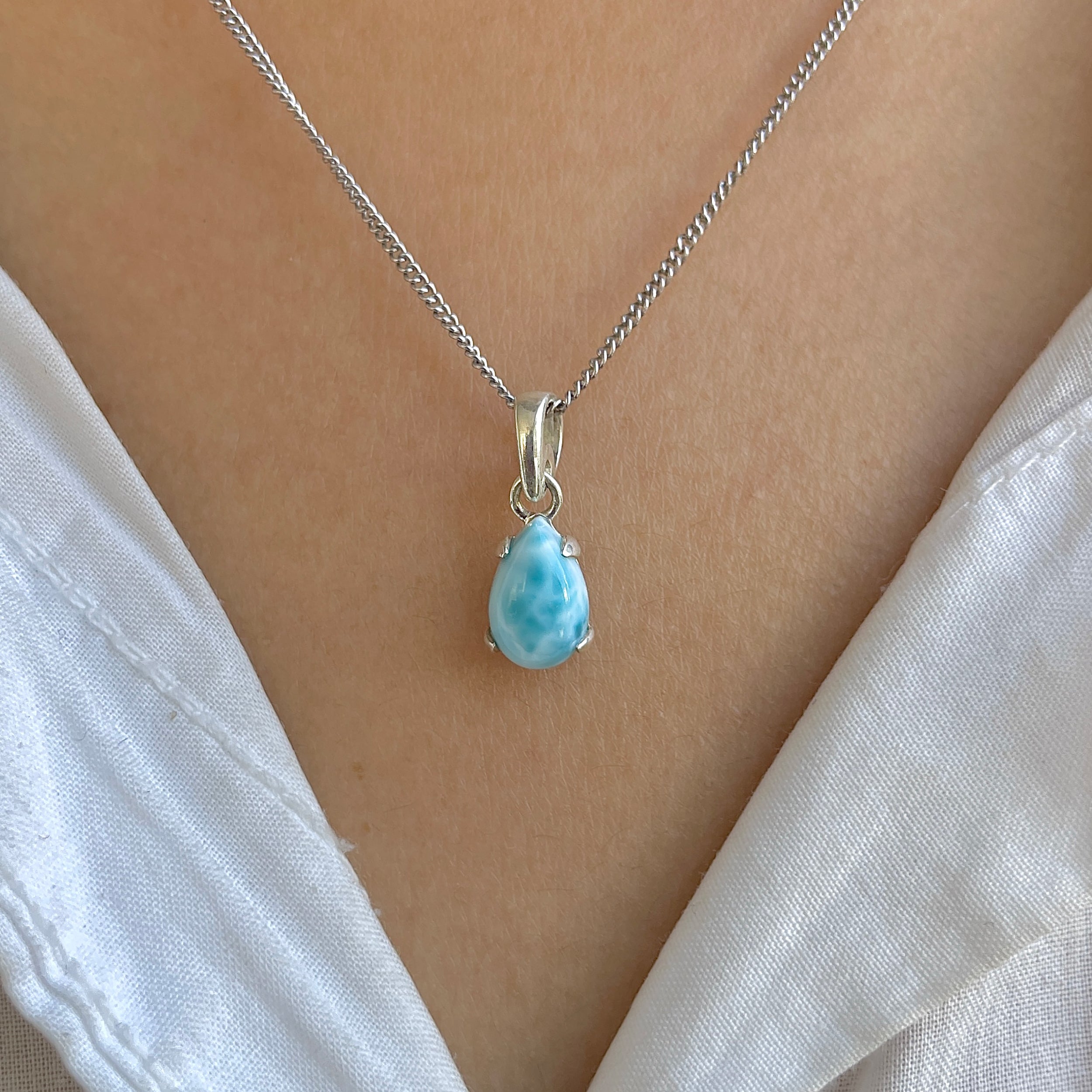 Larimar Pendant-(LAR-RDP-552.)