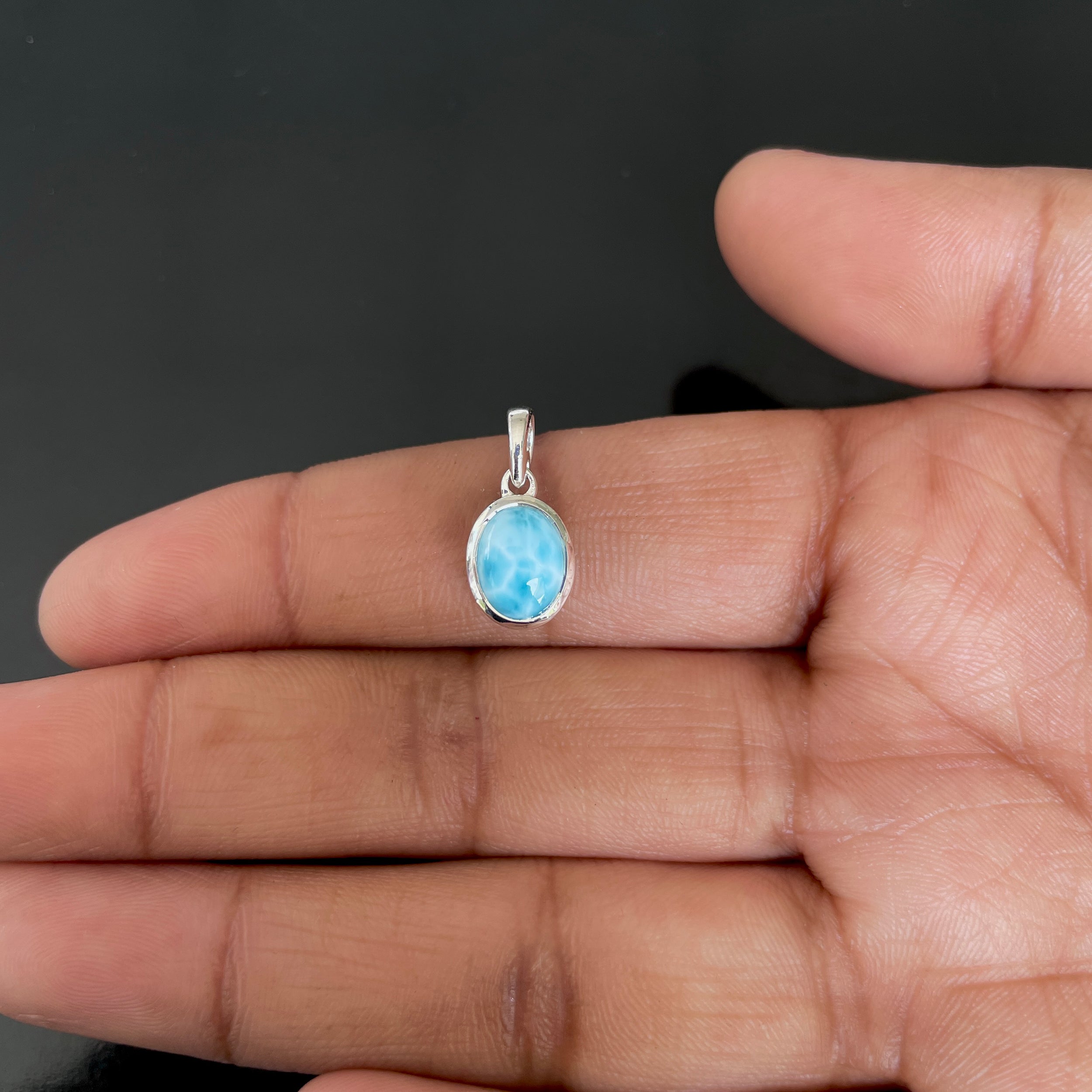 Larimar Pendant-(LAR-RDP-683.)