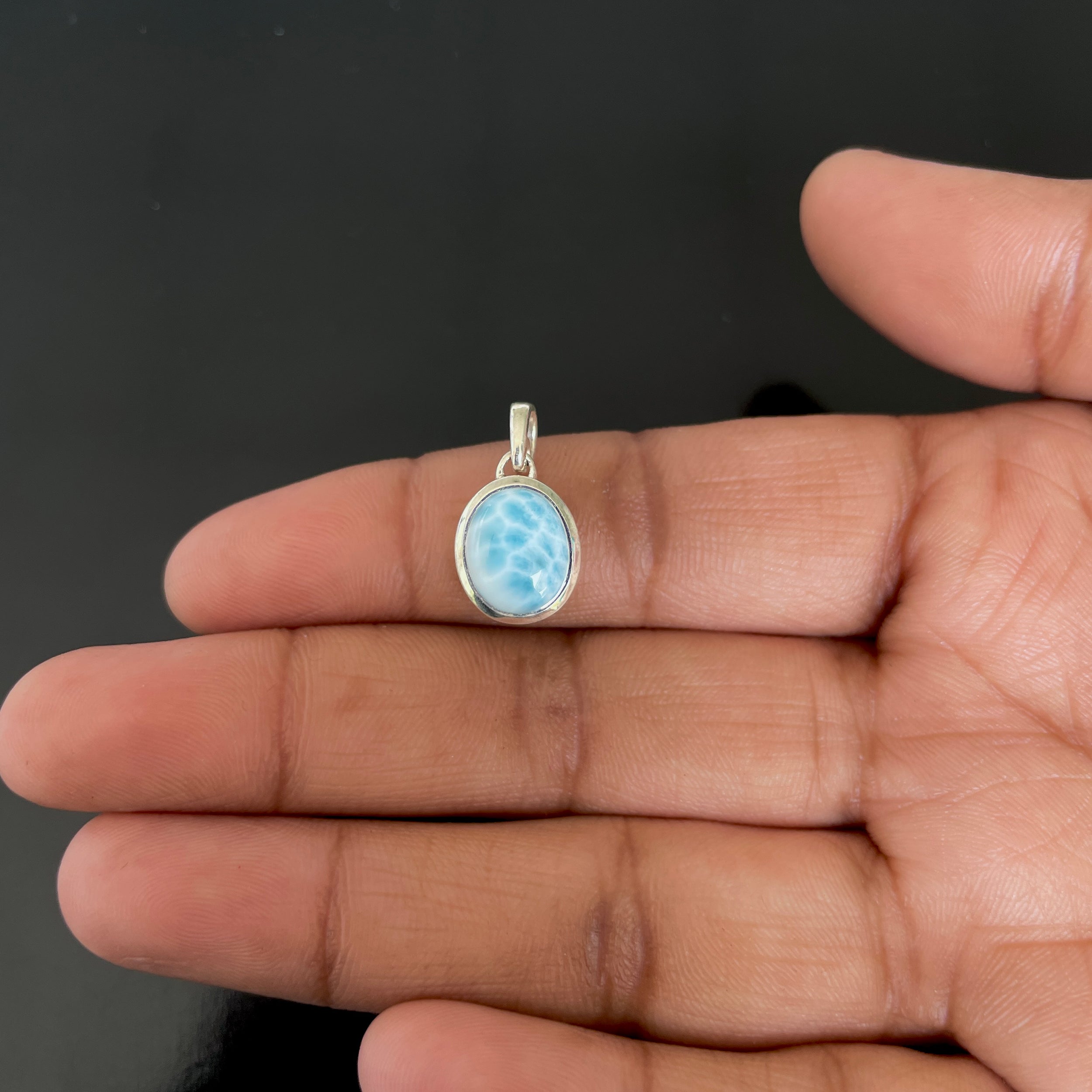 Larimar Pendant-(LAR-RDP-684.)