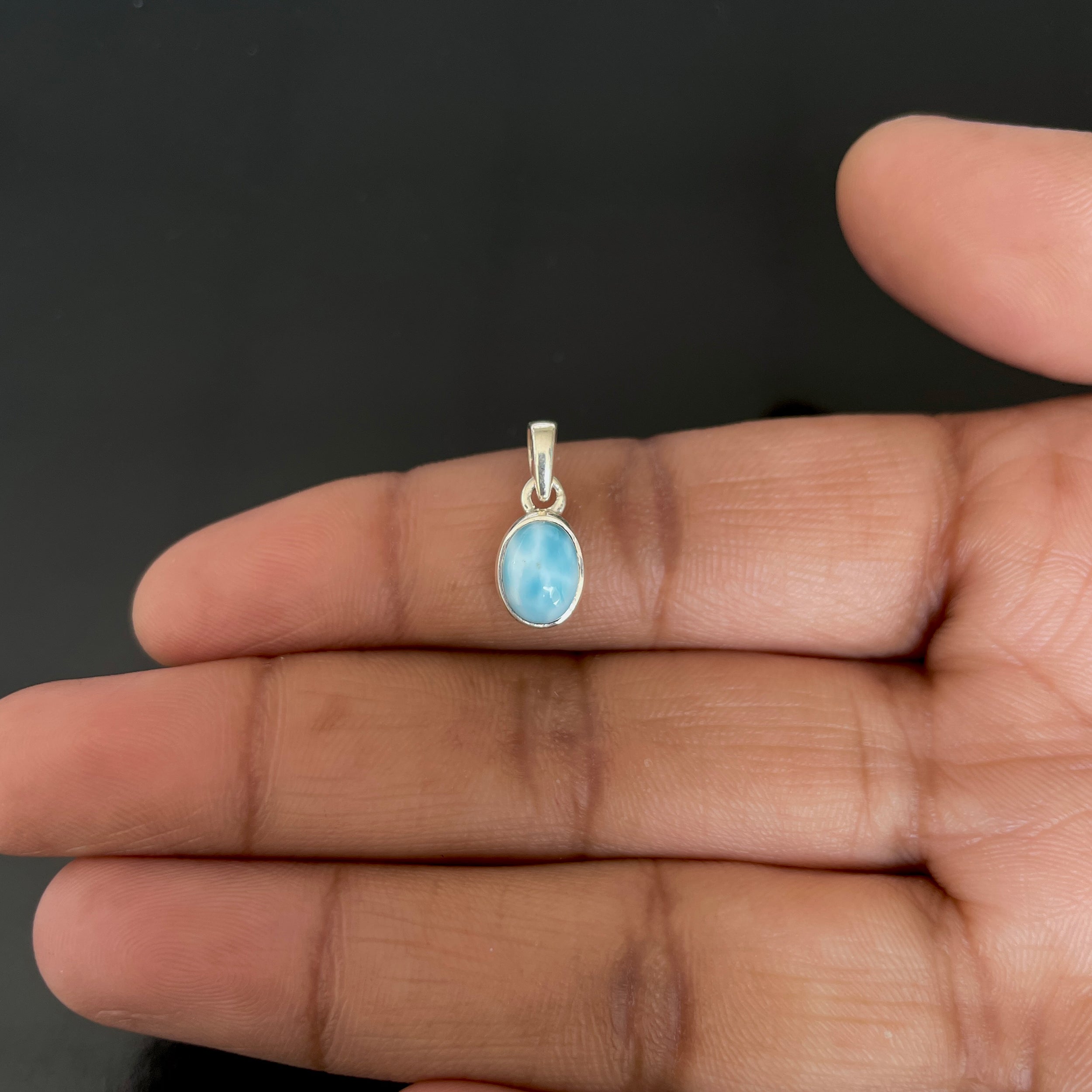 Larimar Pendant-(LAR-RDP-685.)