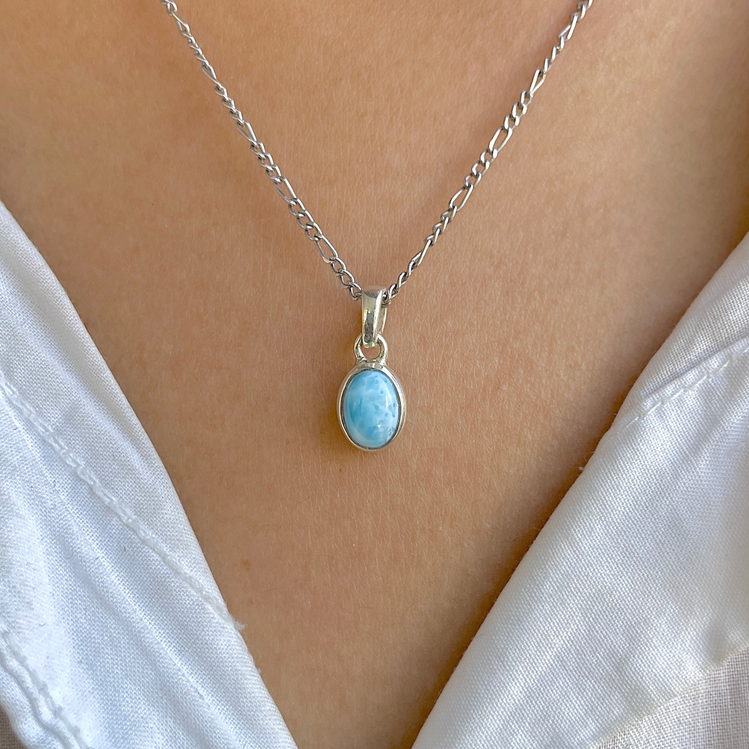 Larimar Pendant-(LAR-RDP-940.)