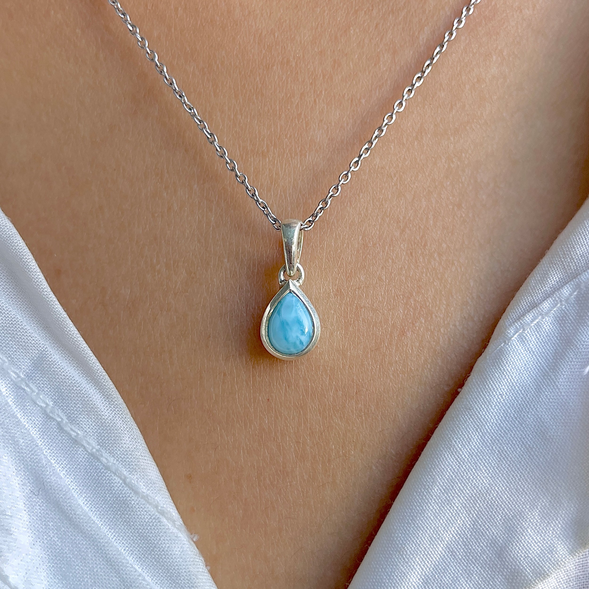 Larimar Pendant-(LAR-RDP-941.)