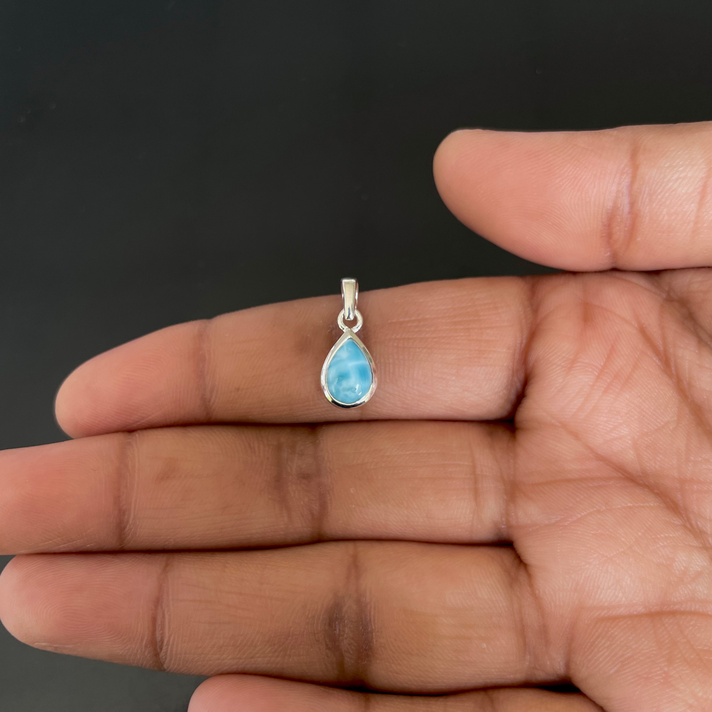 Larimar Pendant-(LAR-RDP-943.)