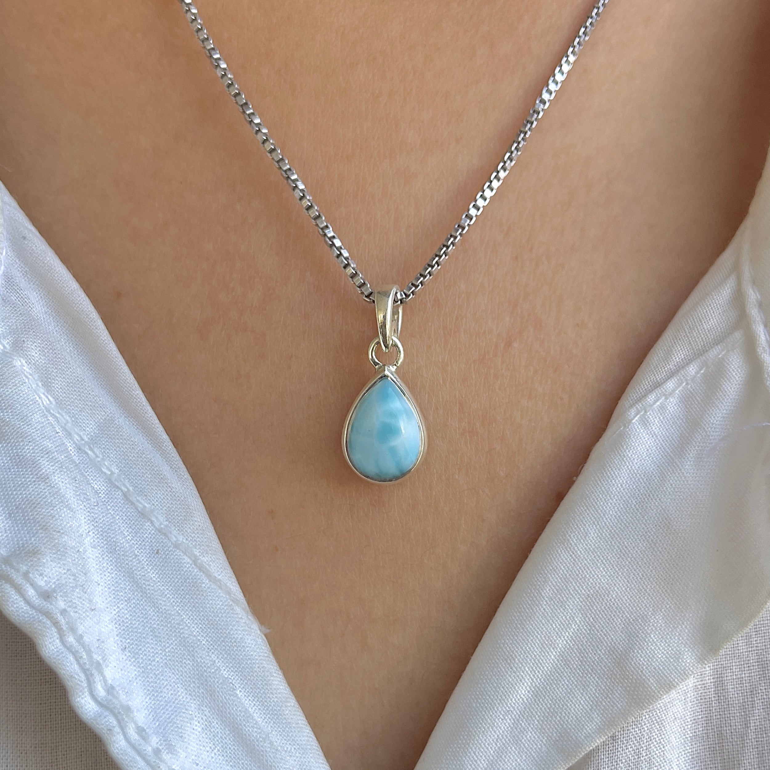 Larimar Pendant-(LAR-RDP-944.)