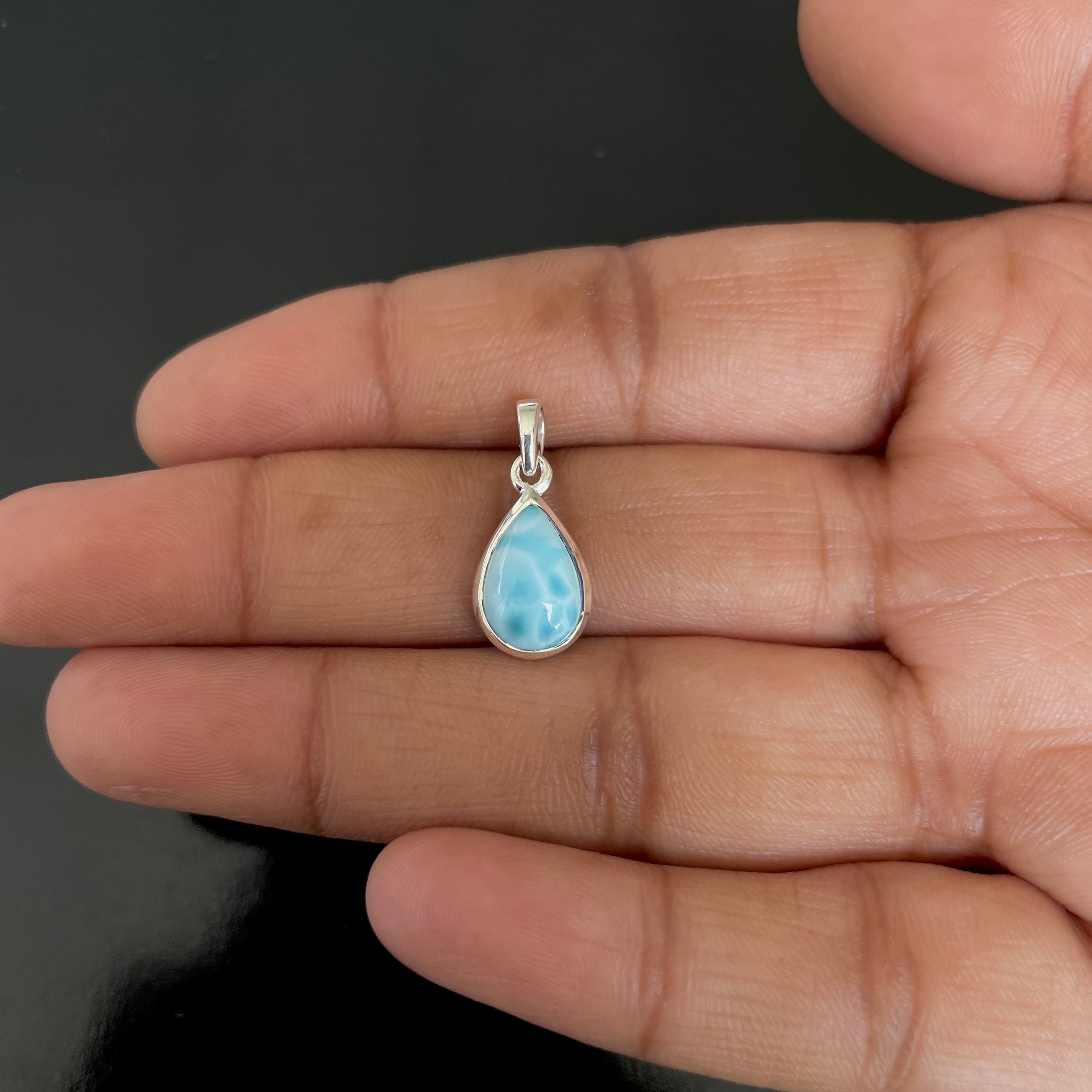 Larimar Pendant-(LAR-RDP-945.)