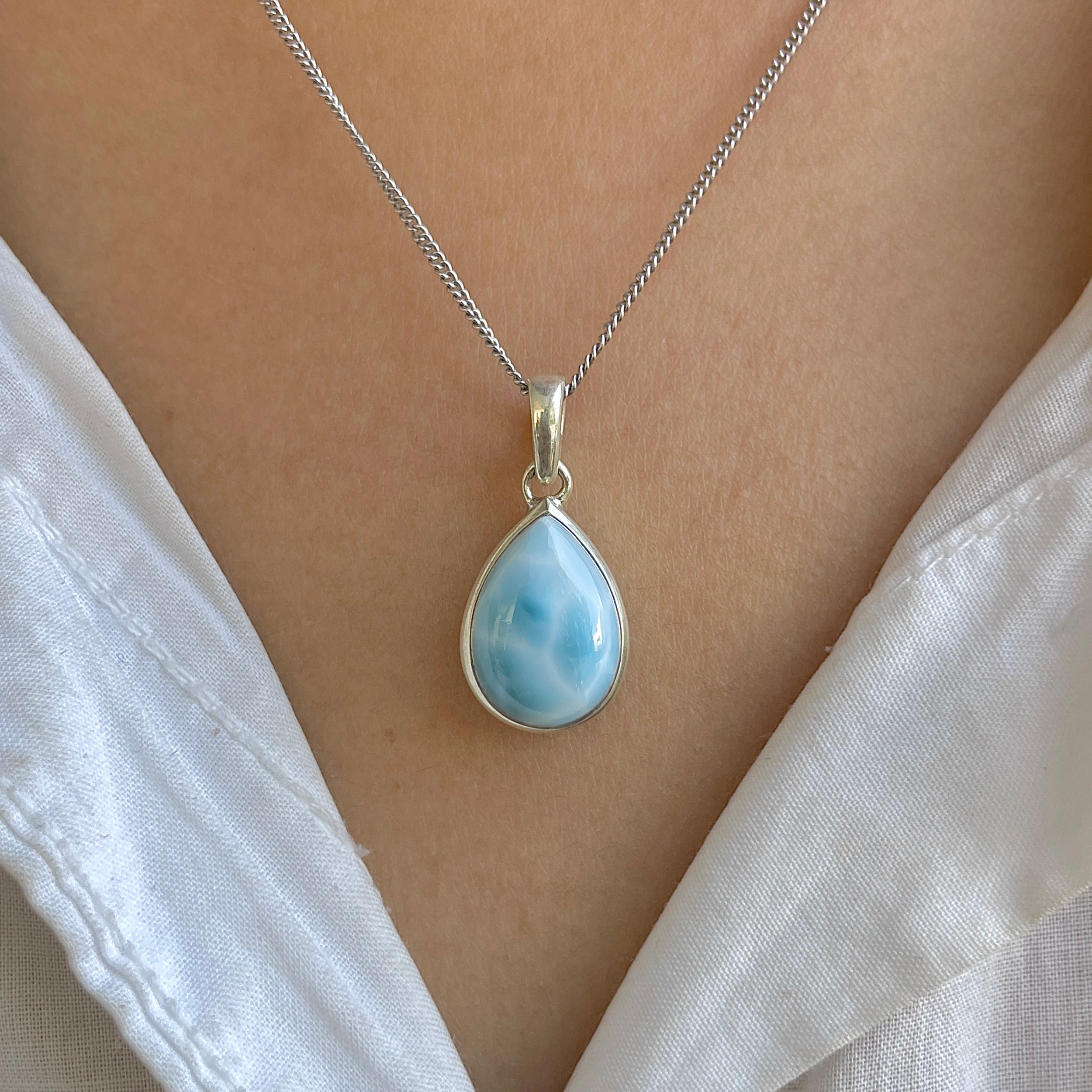 Larimar Pendant-(LAR-RDP-947.)