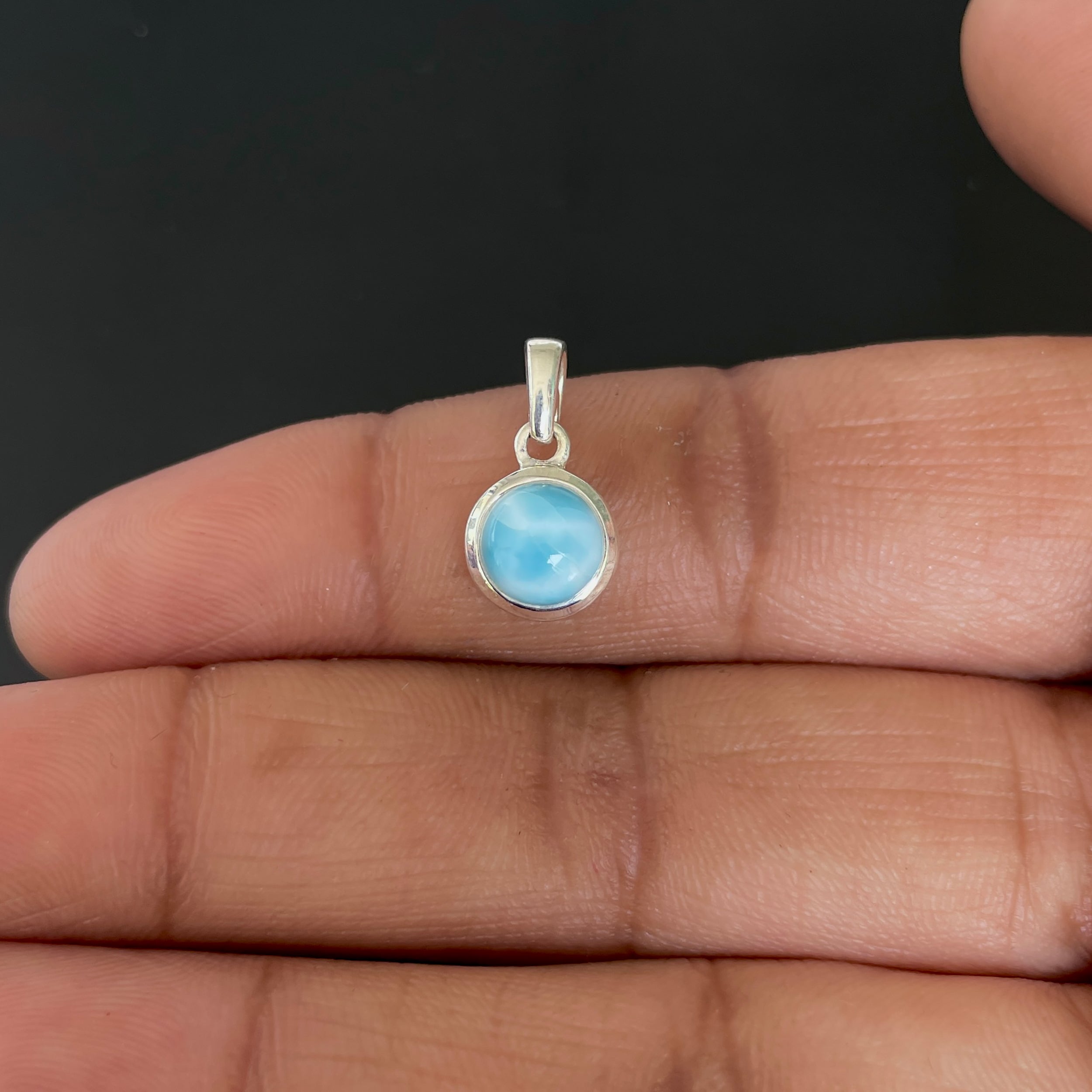 Larimar Pendant-(LAR-RDP-950.)