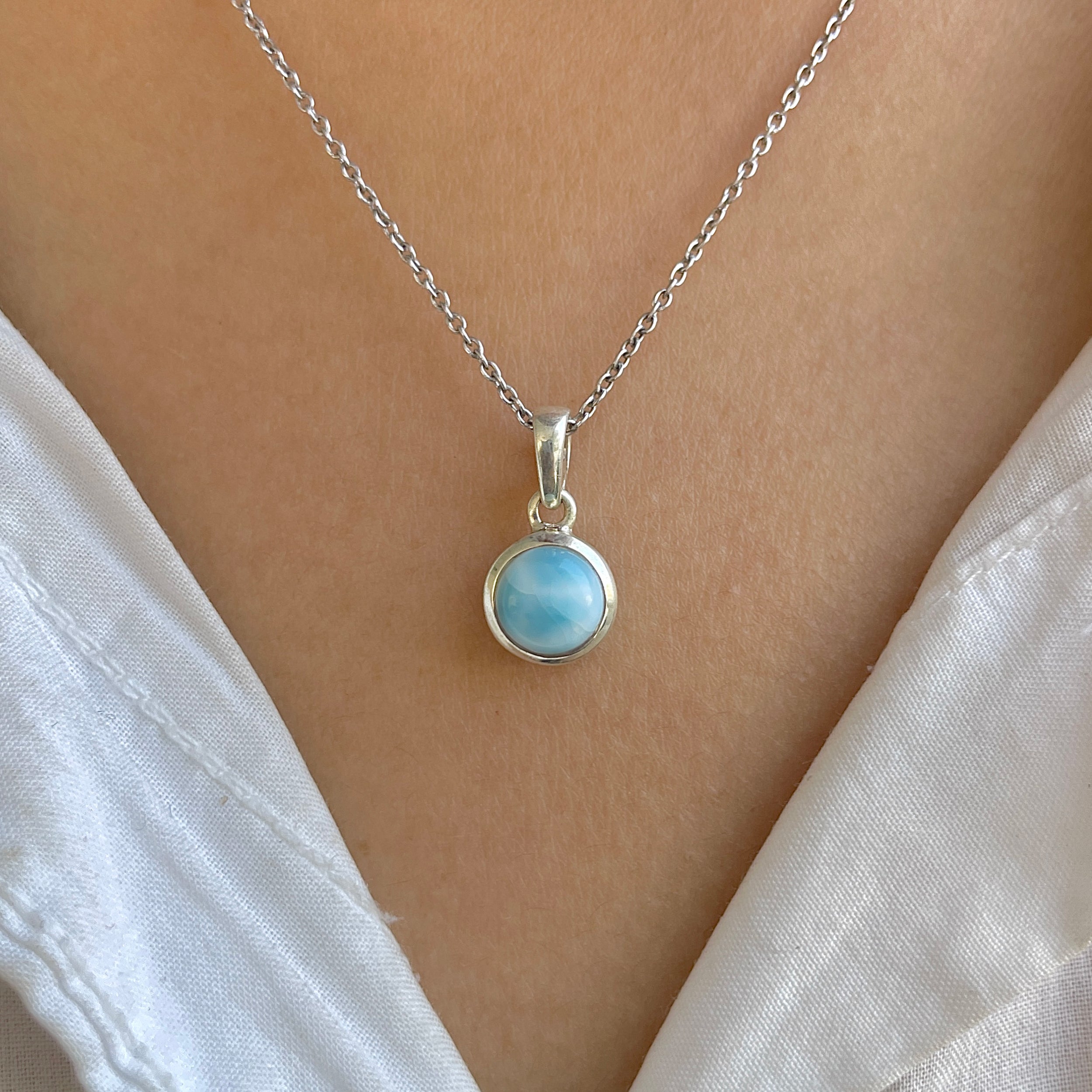 Larimar Pendant-(LAR-RDP-950.)