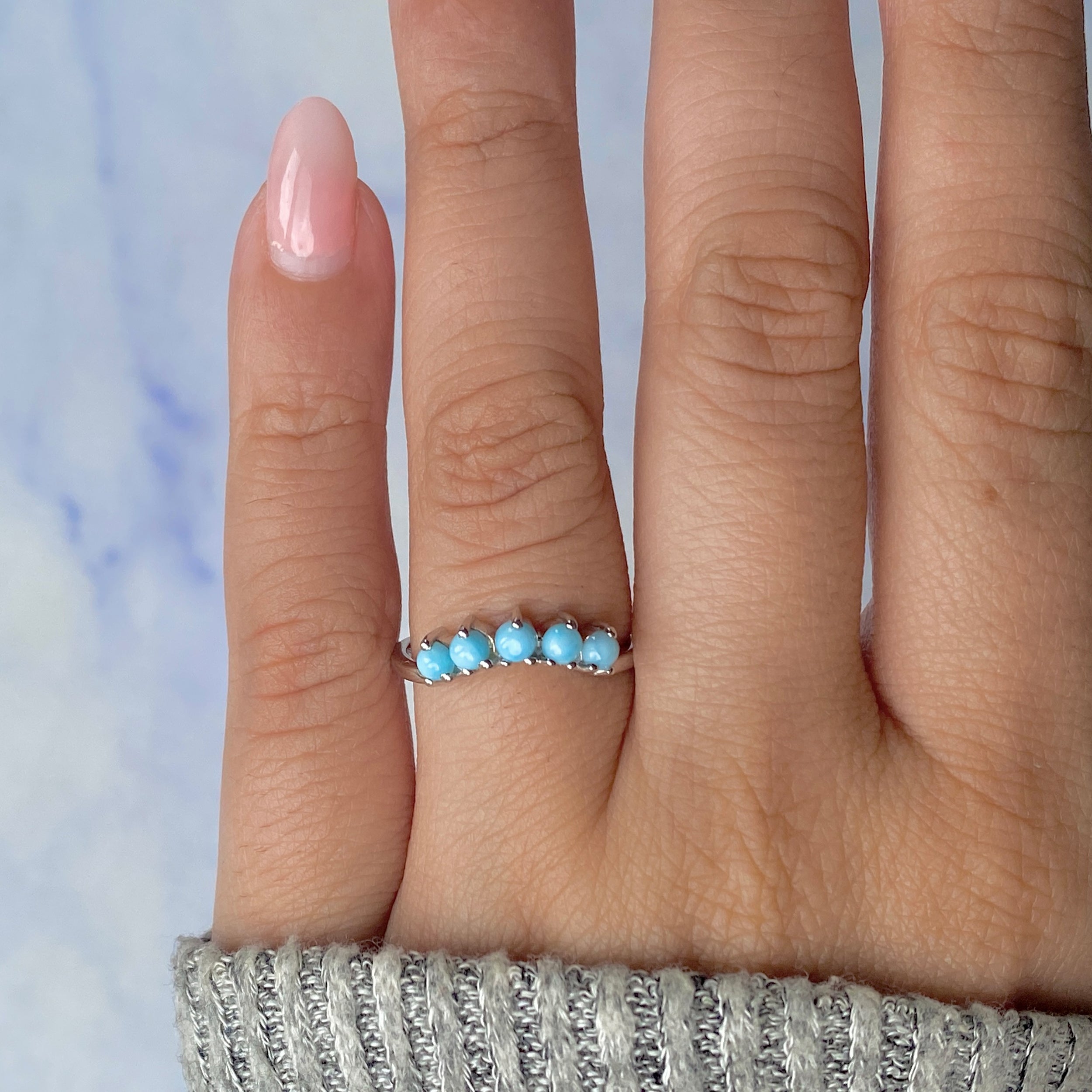 Larimar Ring-(LAR-RDR-1634.)