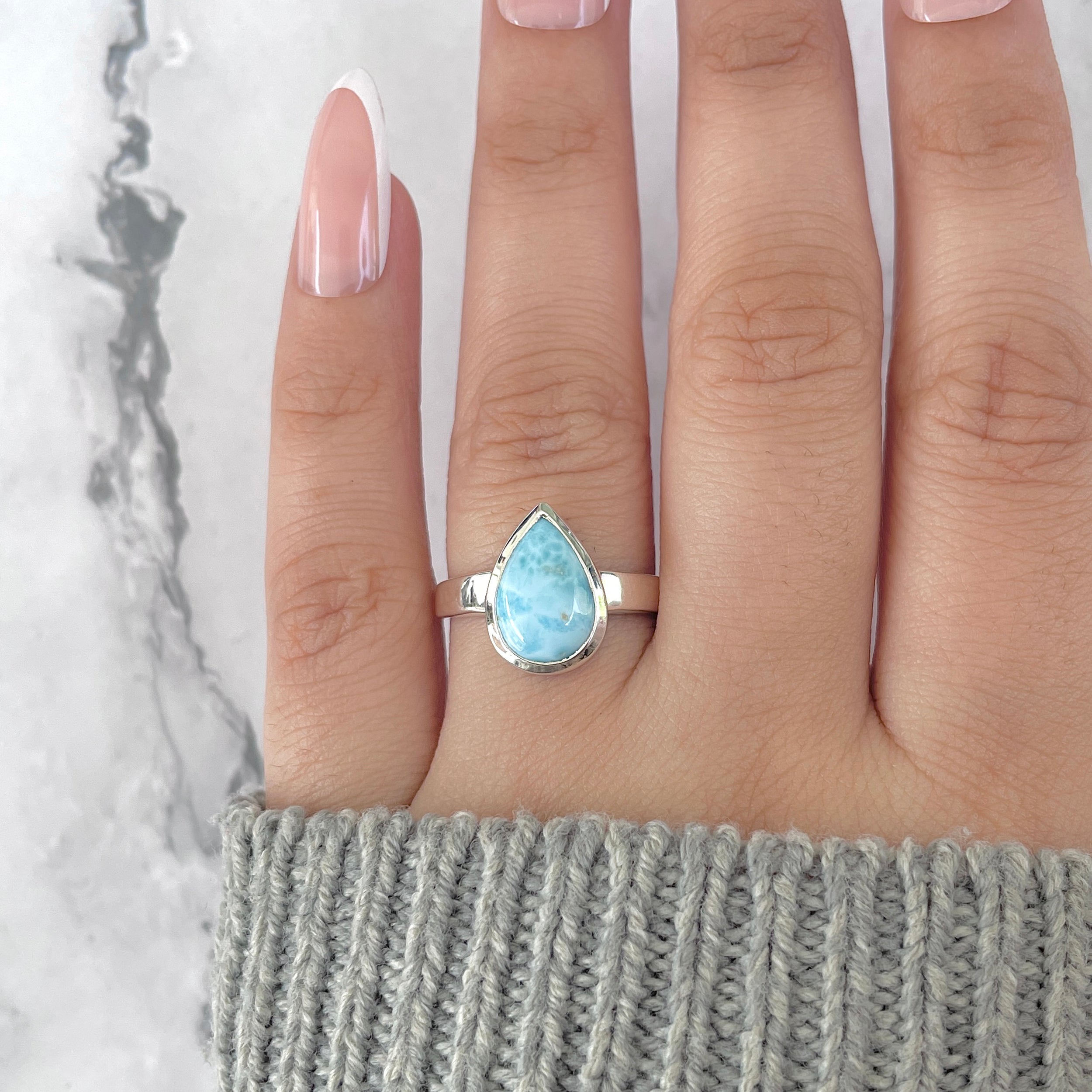 Larimar Ring-(LAR-RDR-2362.)