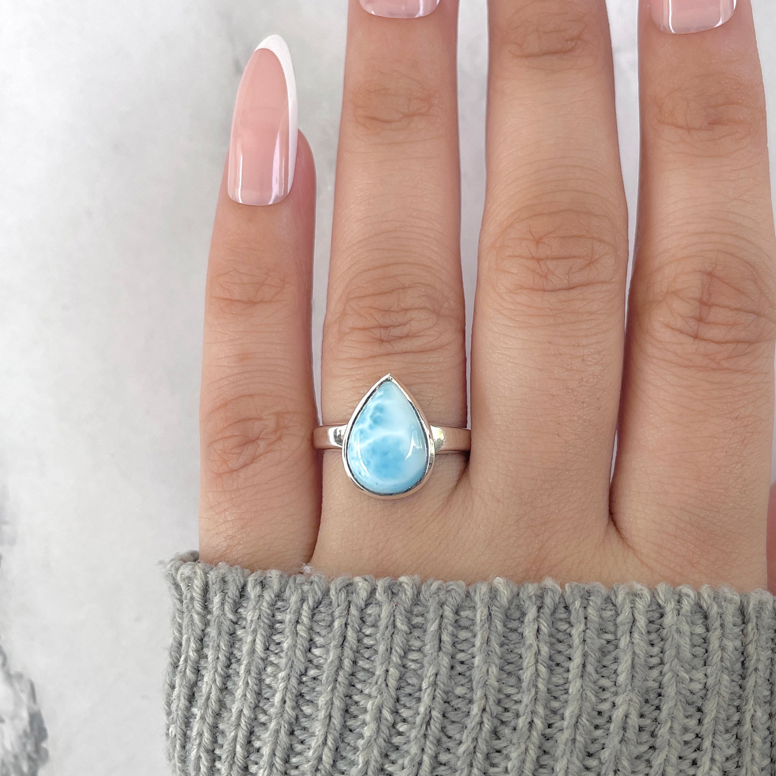 Larimar Ring-(LAR-RDR-2366.)