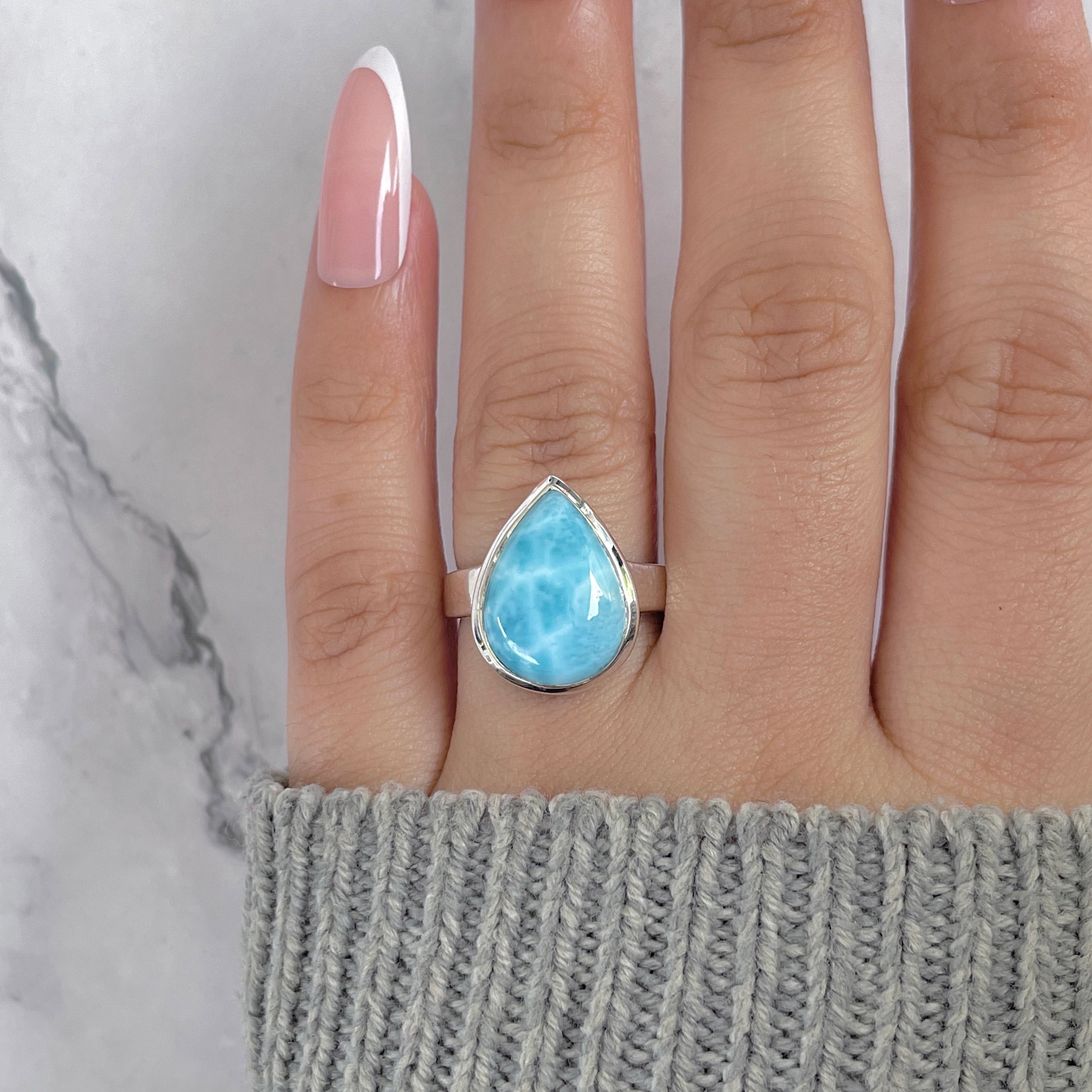 Larimar Ring-(LAR-RDR-2367.)