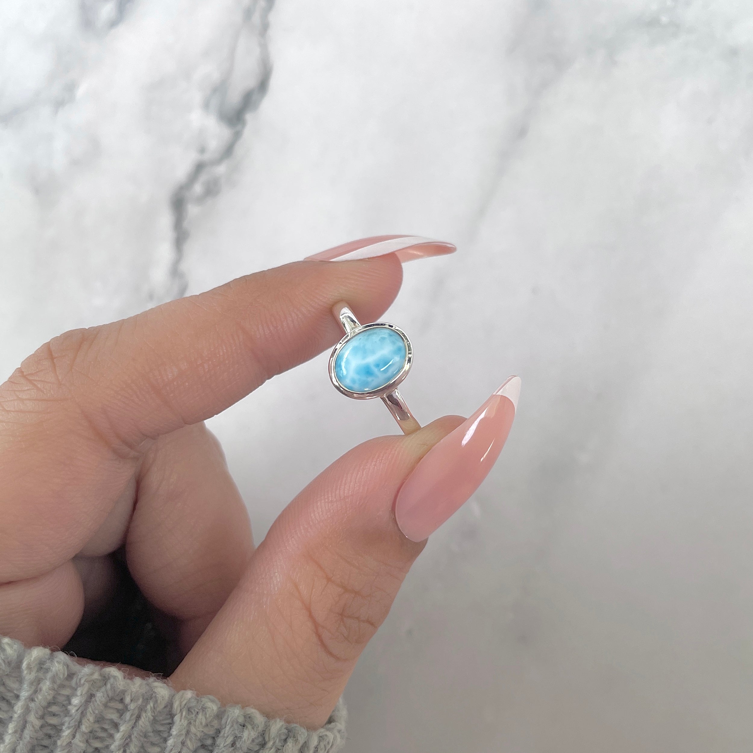 Larimar Ring-(LAR-RDR-2512.)