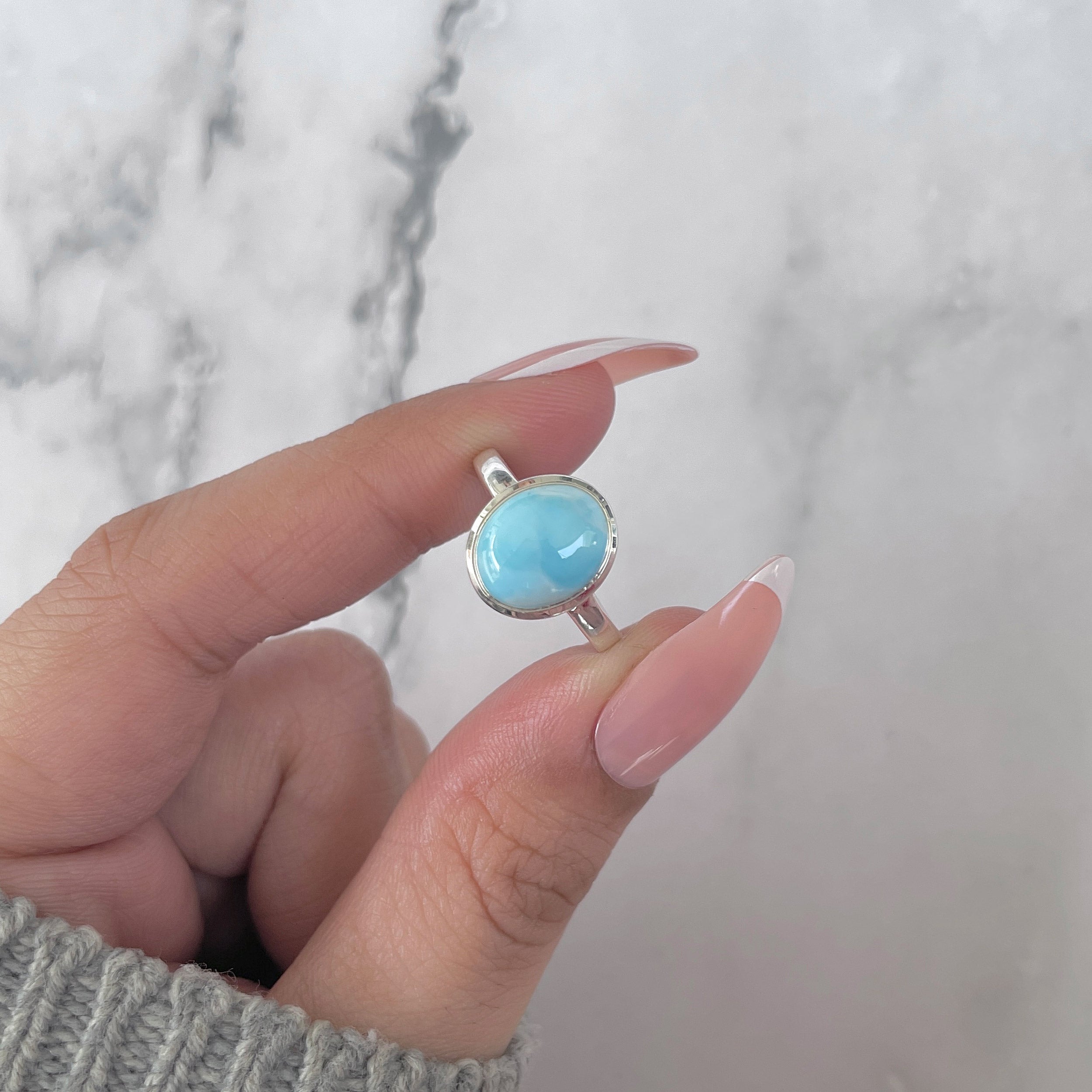 Larimar Ring-(LAR-RDR-2514.)