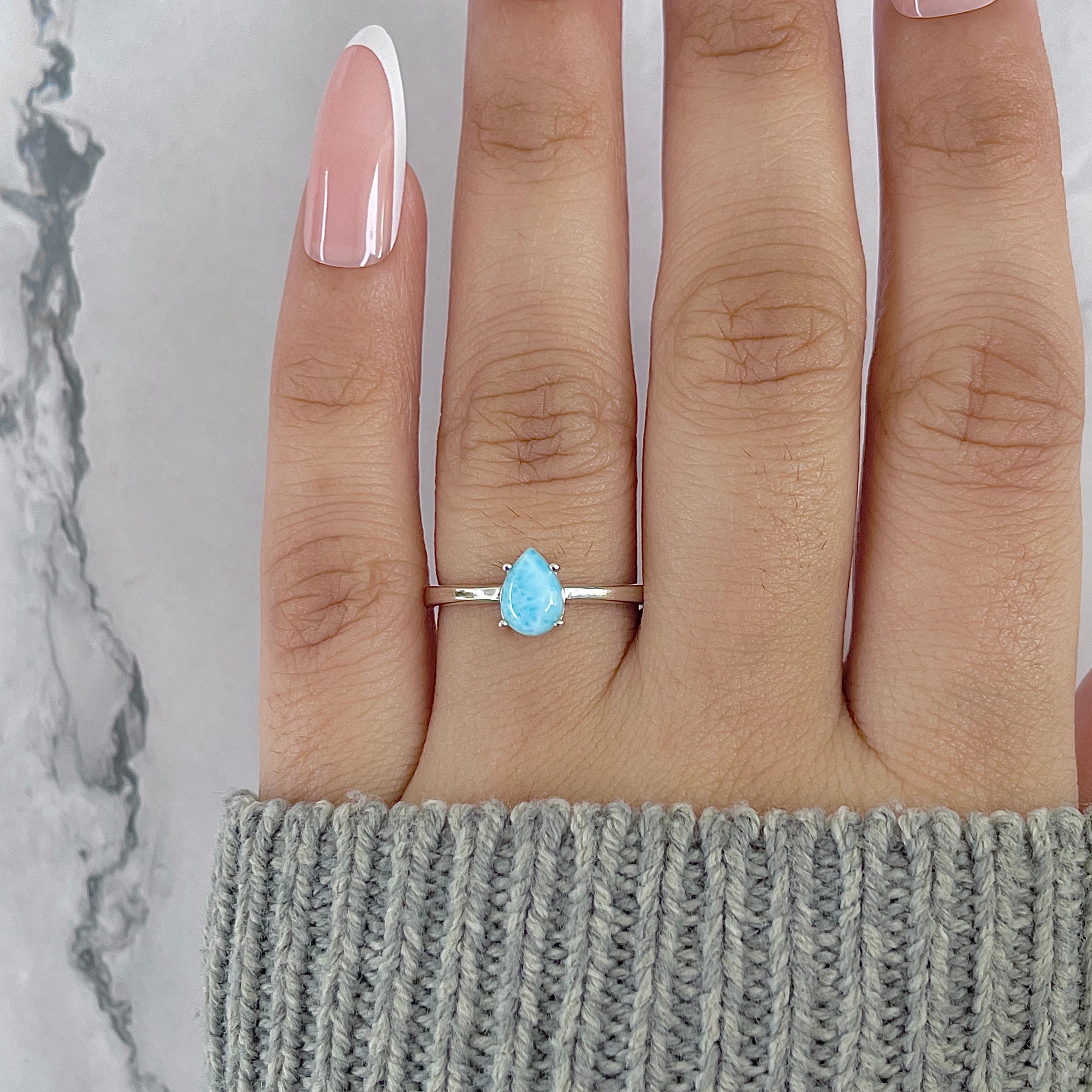 Larimar Ring-(LAR-RDR-2517.)