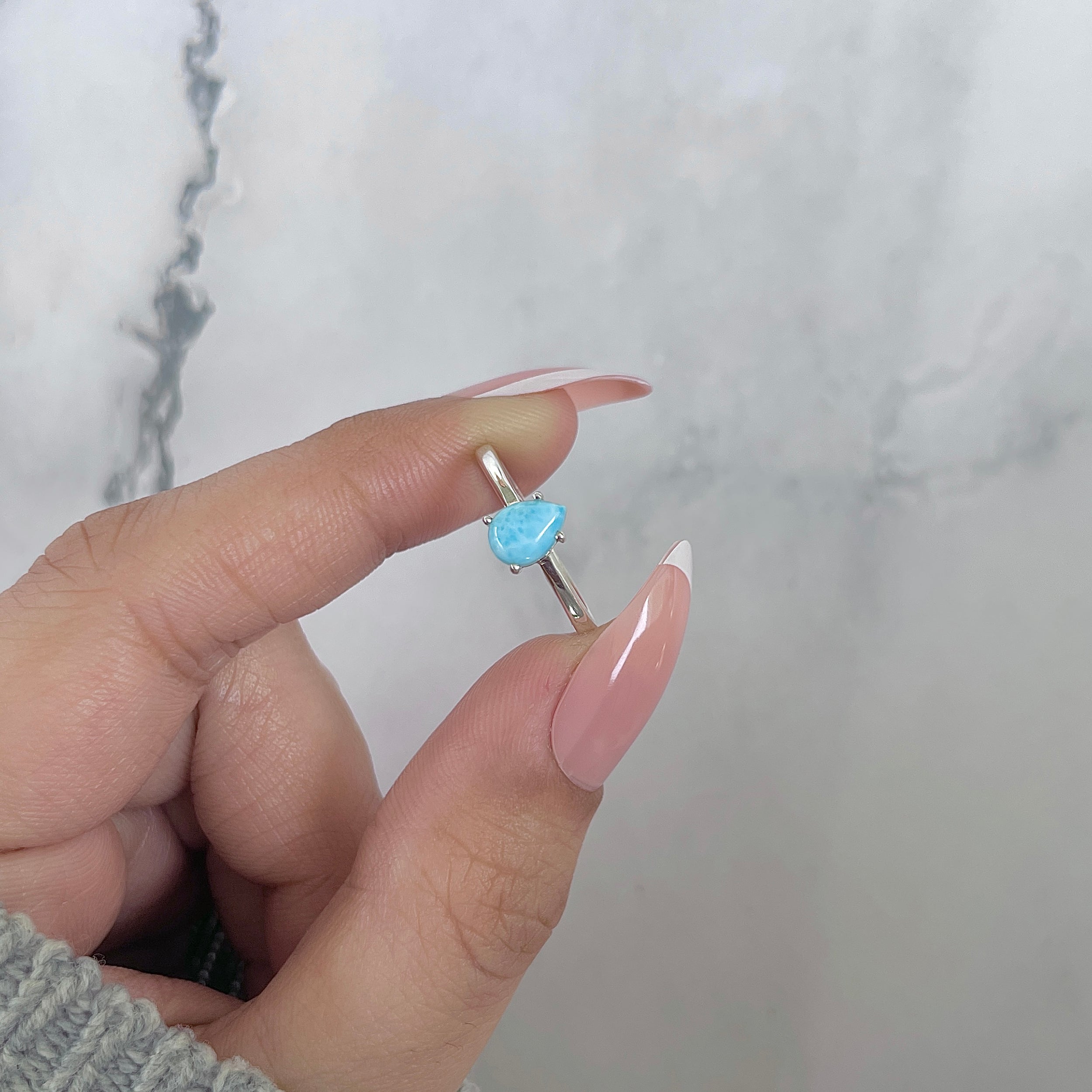 Larimar Ring-(LAR-RDR-2517.)